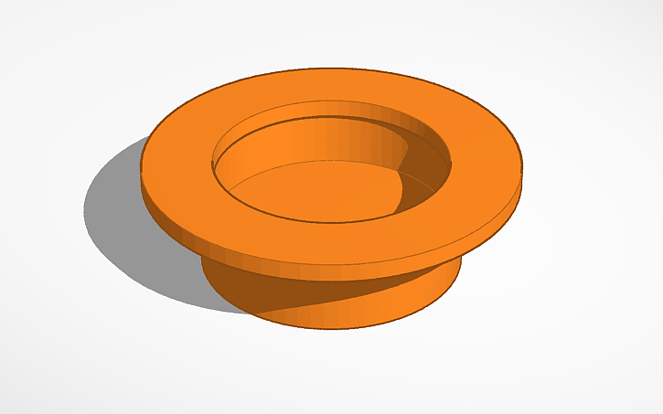Round sliding door flush handle 28mm hole