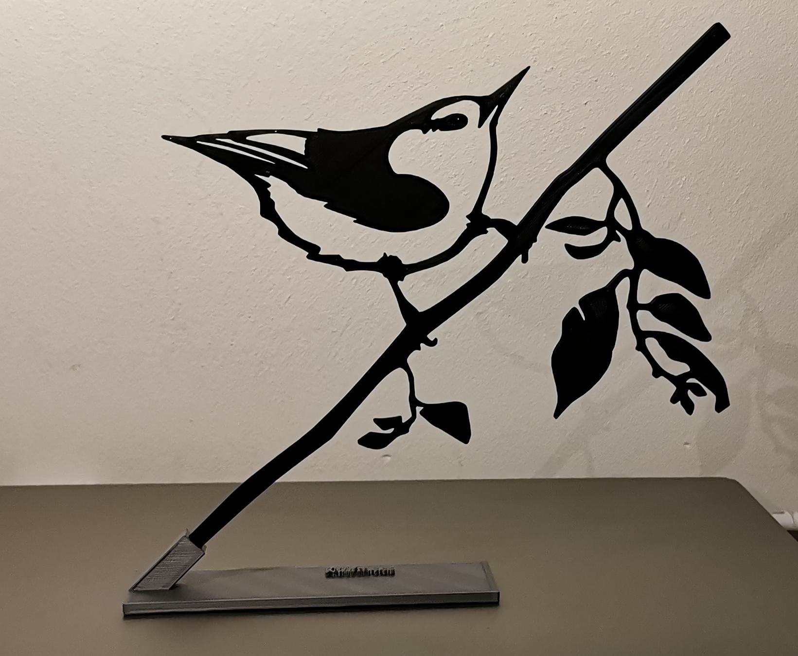 Nuhatch bird 2D to3D Designer Ed van der Heijden
