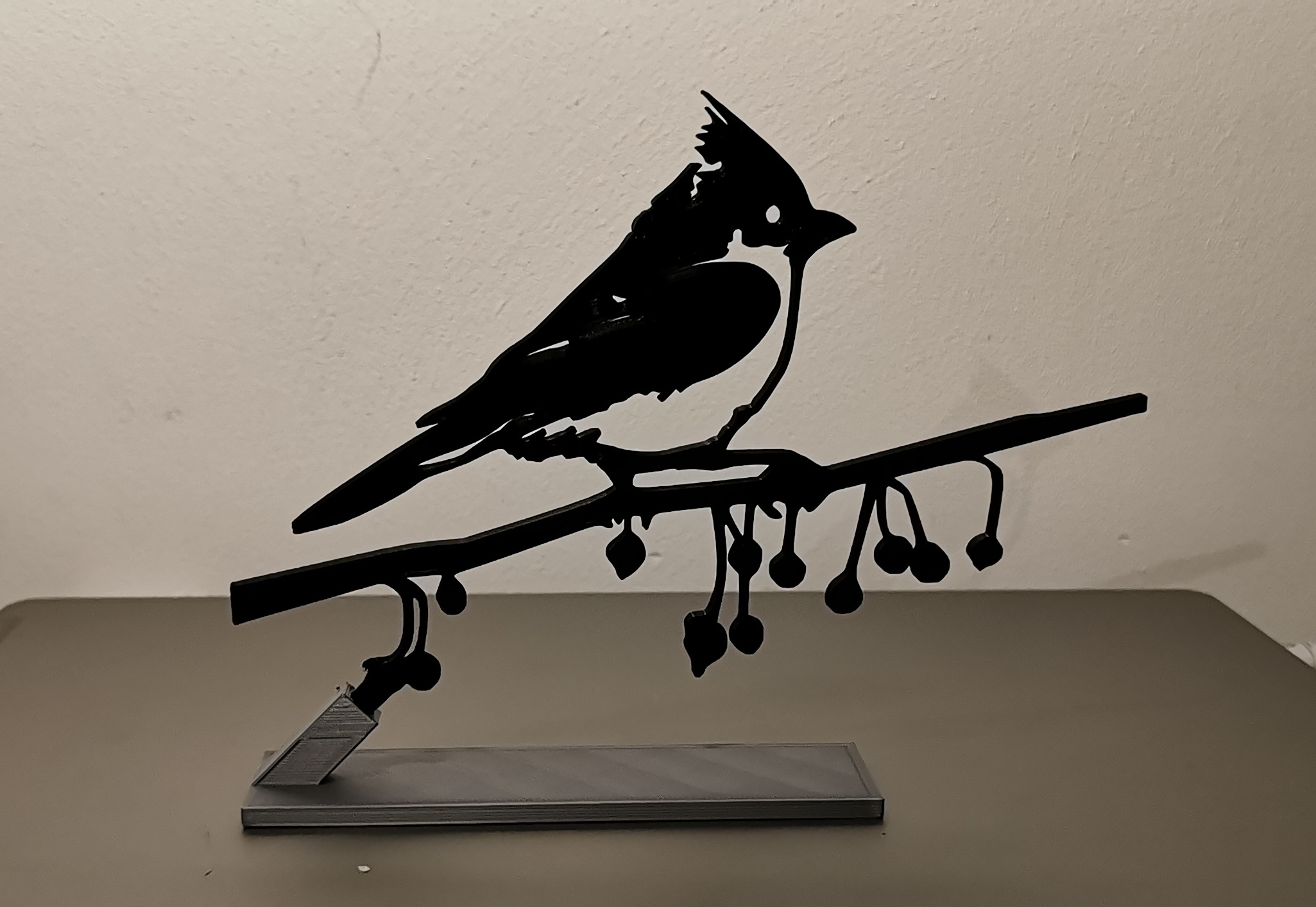 Crested tit Bird 2D to 3D Designer Ed van der Heijden