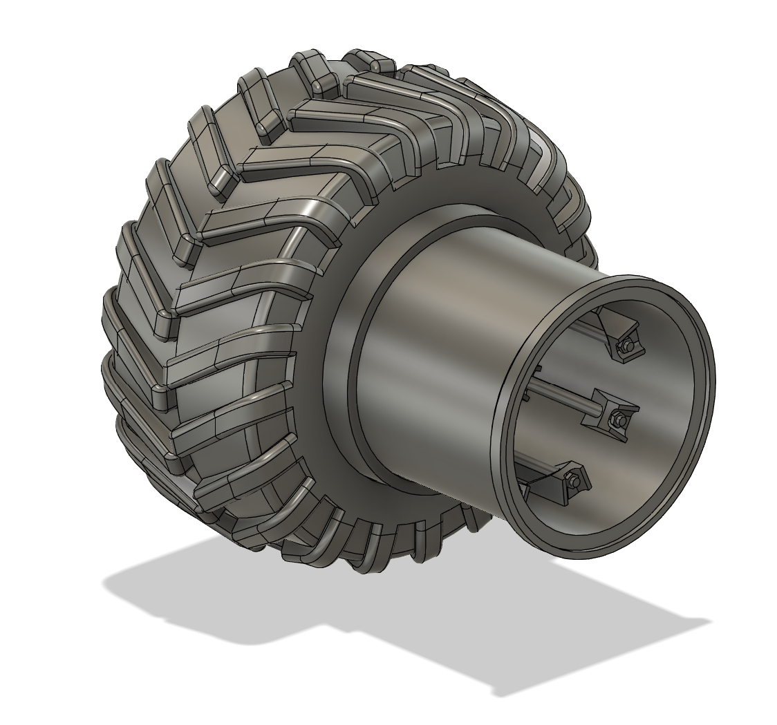 Chunky Crab Planetary Rim - 1:16th Scale
