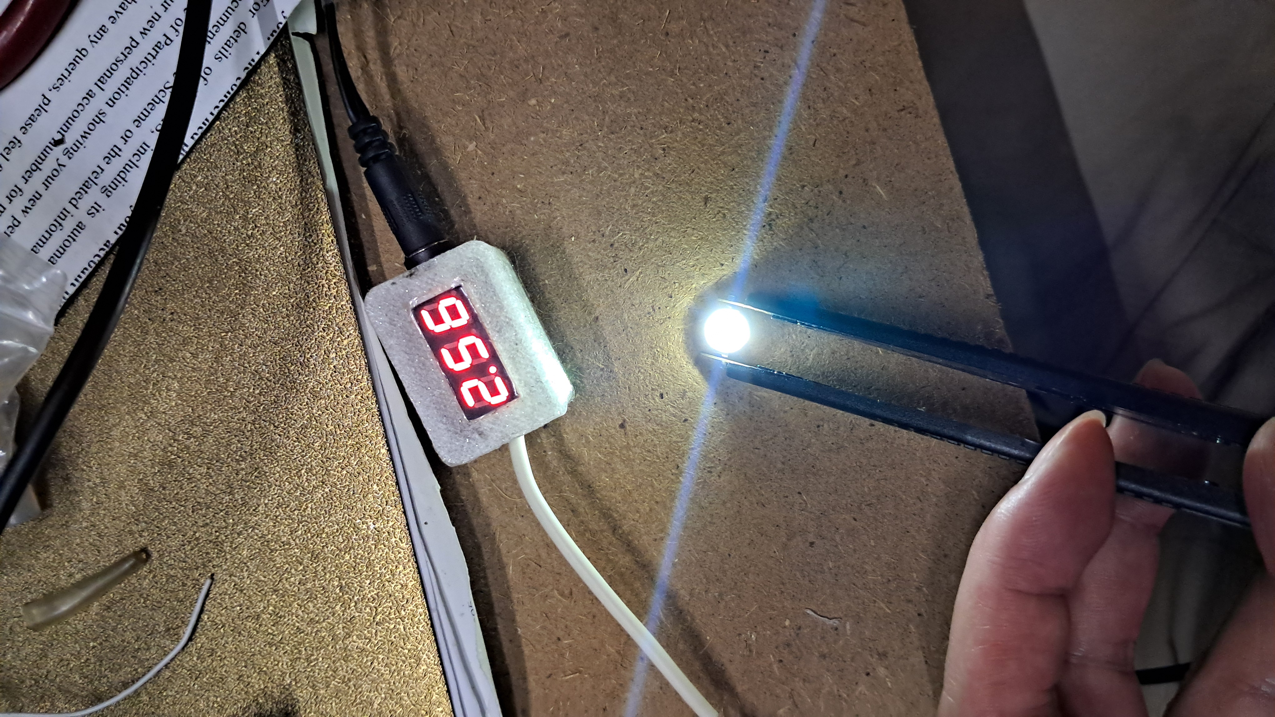 led and z diode tester enclosure