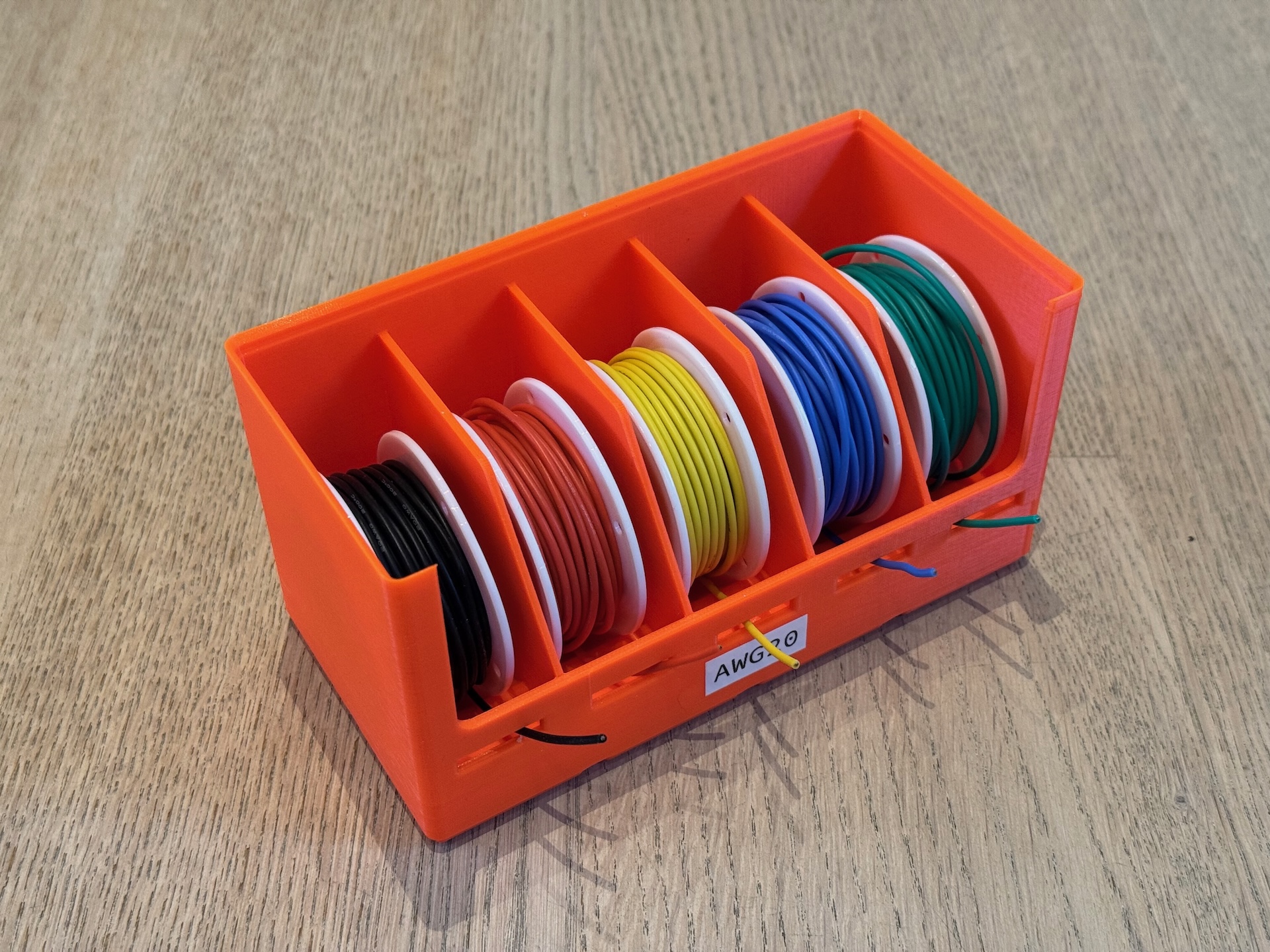 Miniatura 2 do modelo 3D Gridfinity Wire Spool Holder