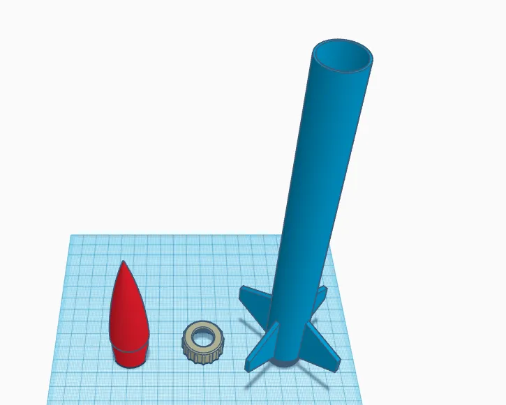 Model Rocket by StrateD | Download free STL model | Printables.com