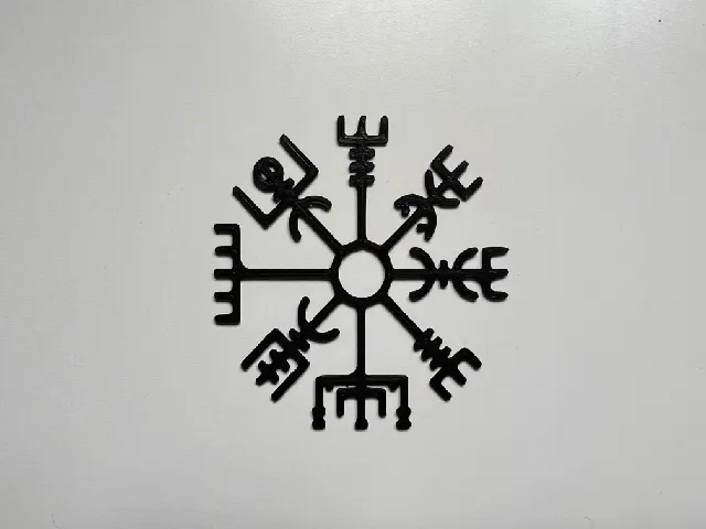 Viking Compass Wall Art #1