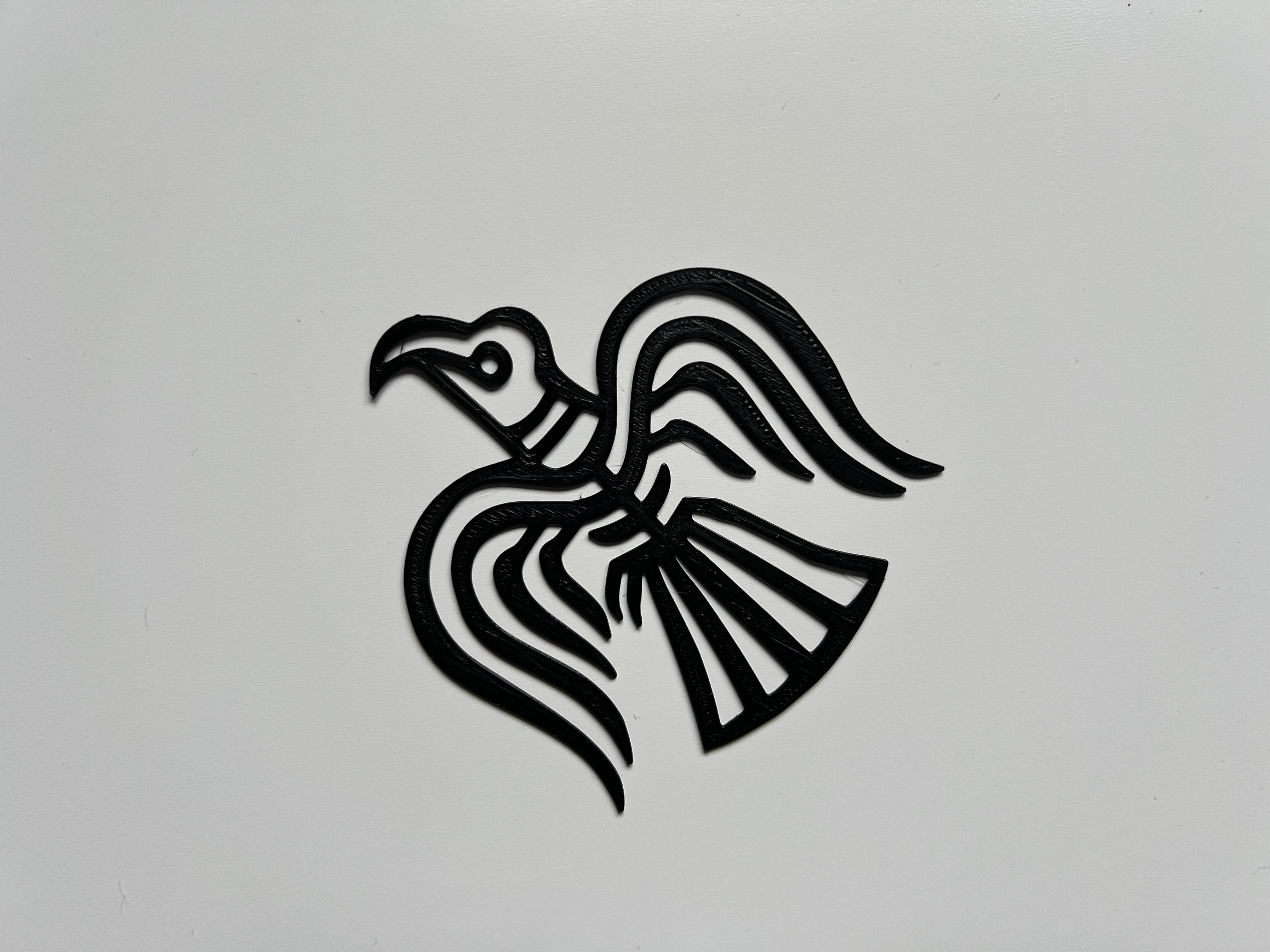 Viking Crow Wall Art #1