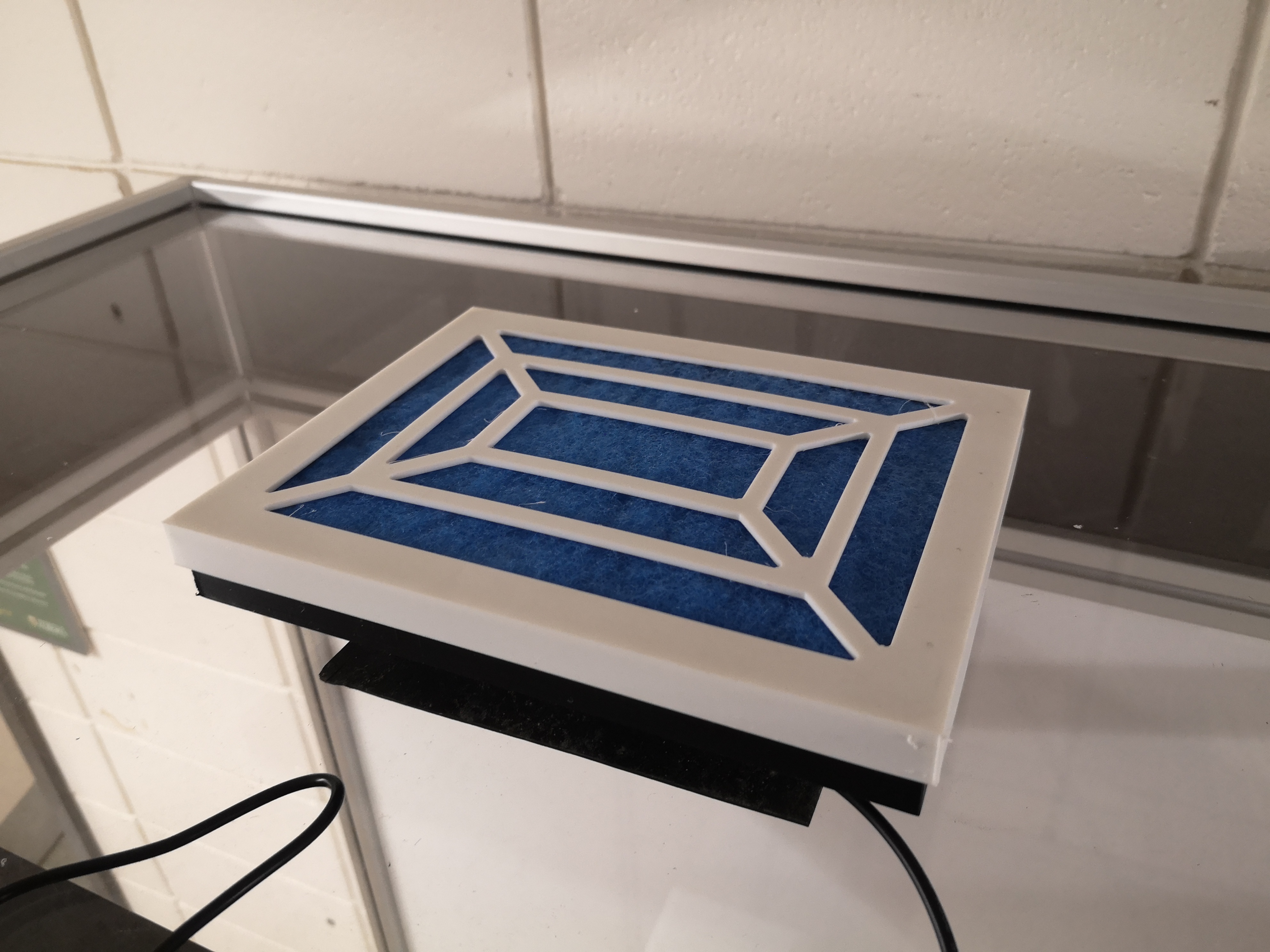 6"computer fan filter housing