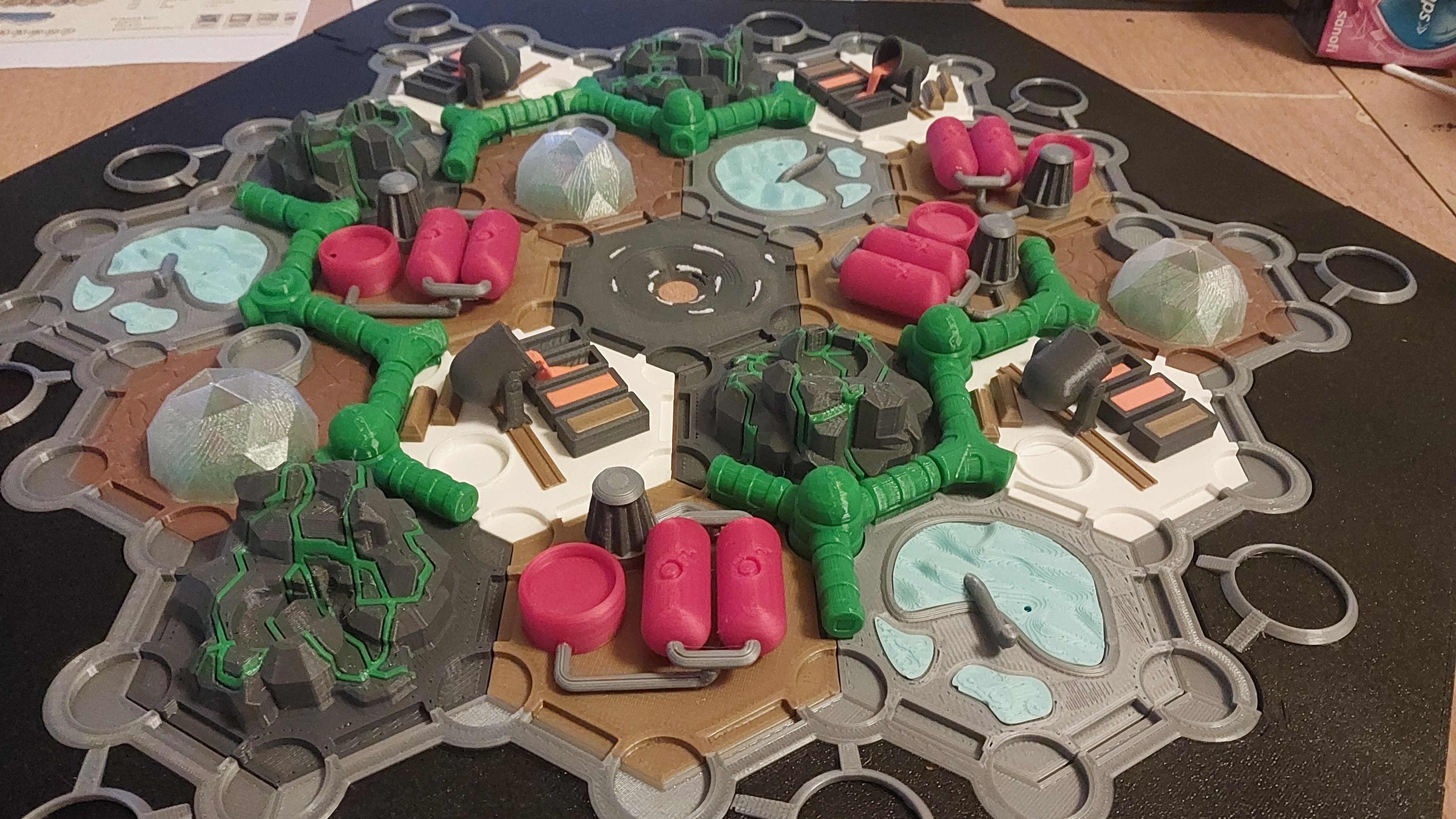 Settlers in Space Game Pieces