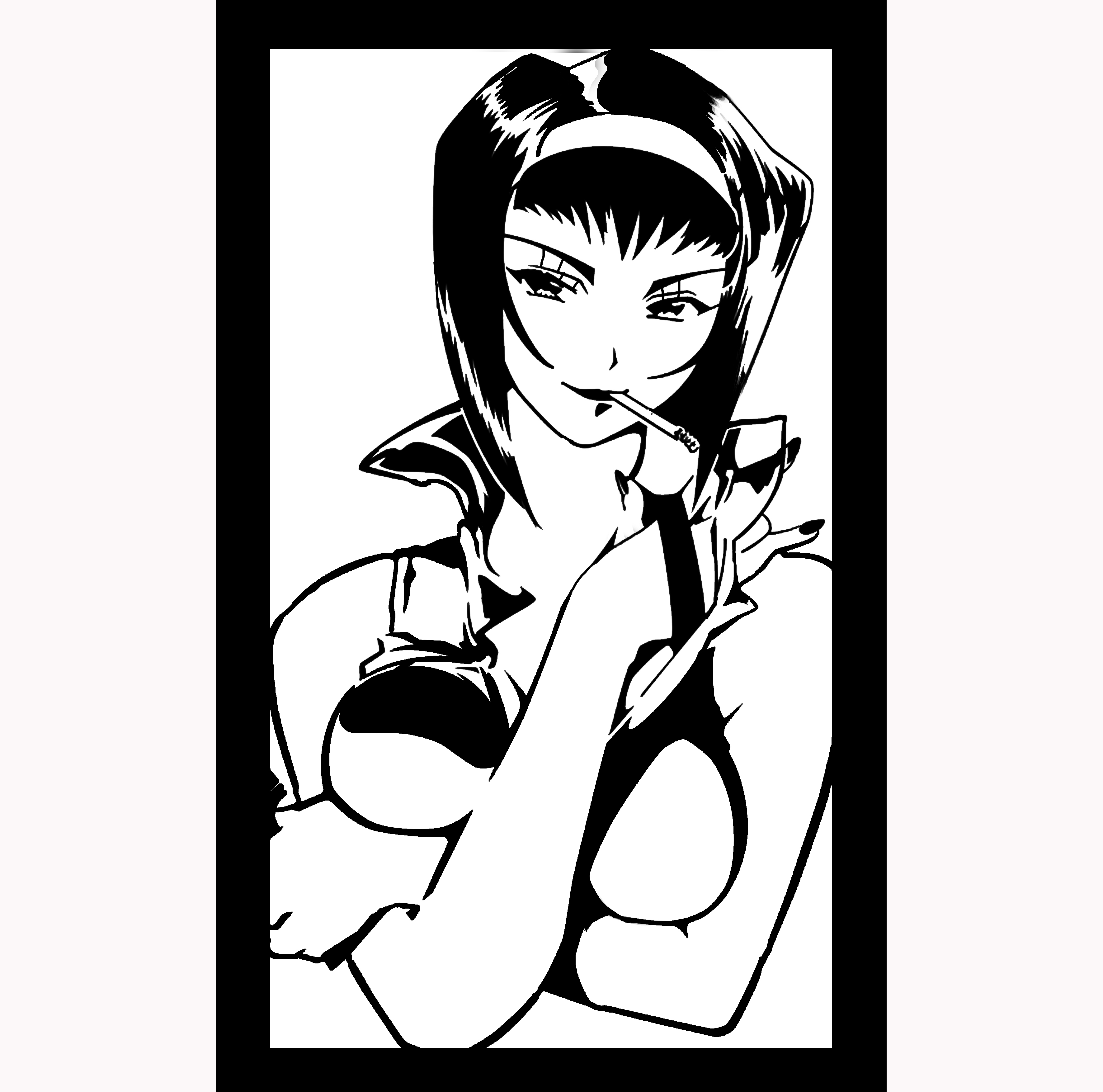 Cowboy Bebop - Faye Valentine - 2d wall art