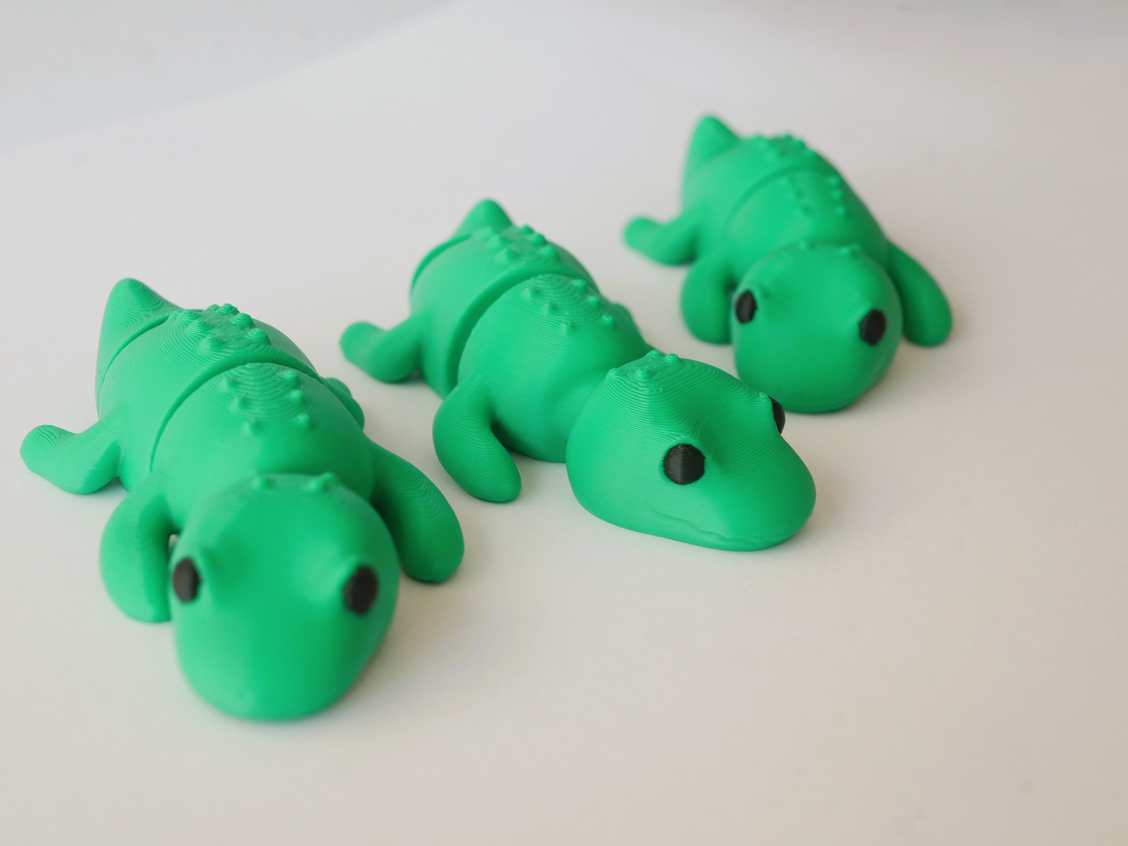 Miniatura 4 do modelo 3D Tiny Cute Flexi Crocodile - Wiggle Croc