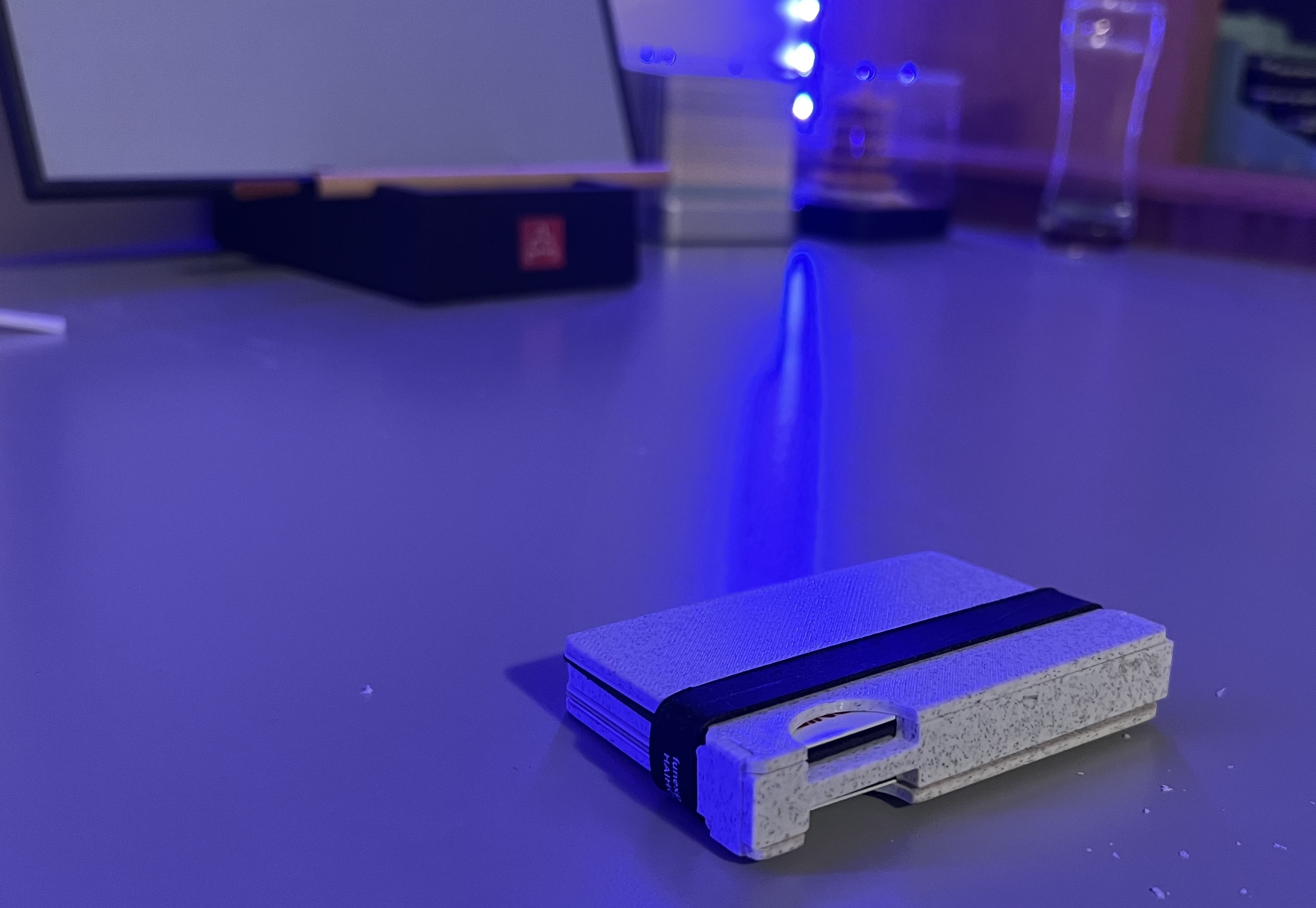 Wallet for cash, cards, coins and keys