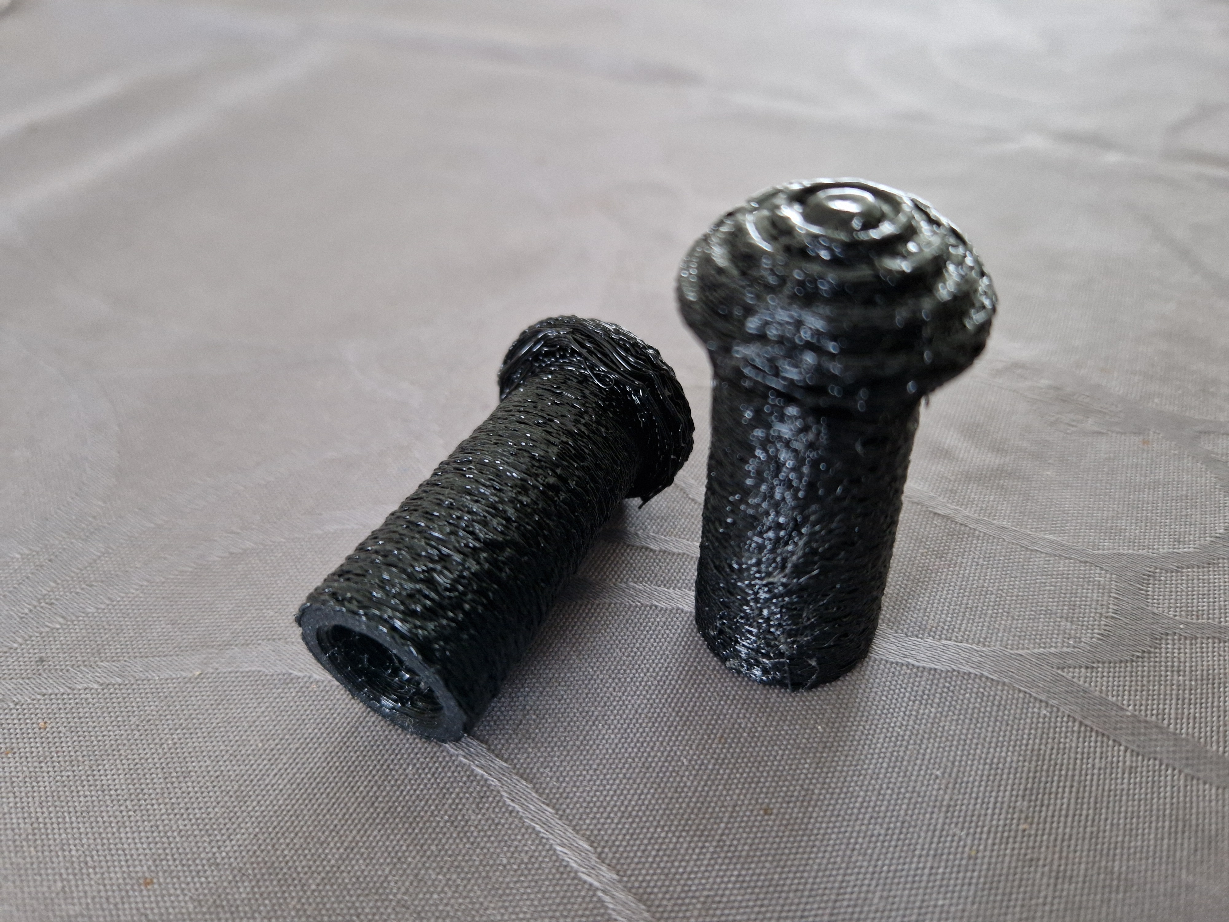 Nordic walking sticks rubber tips
