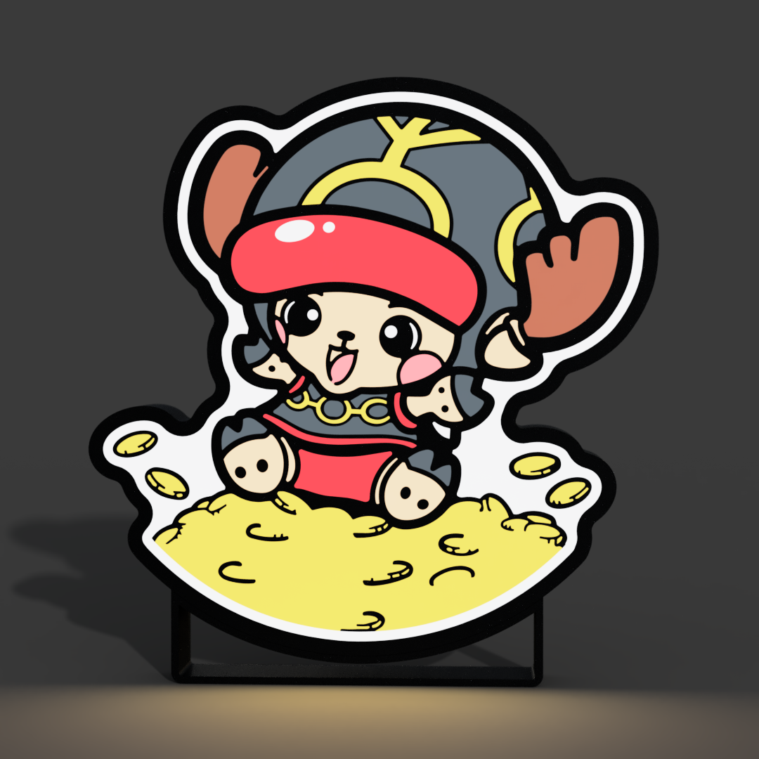 One Piece Chopper Lightbox LED Logo