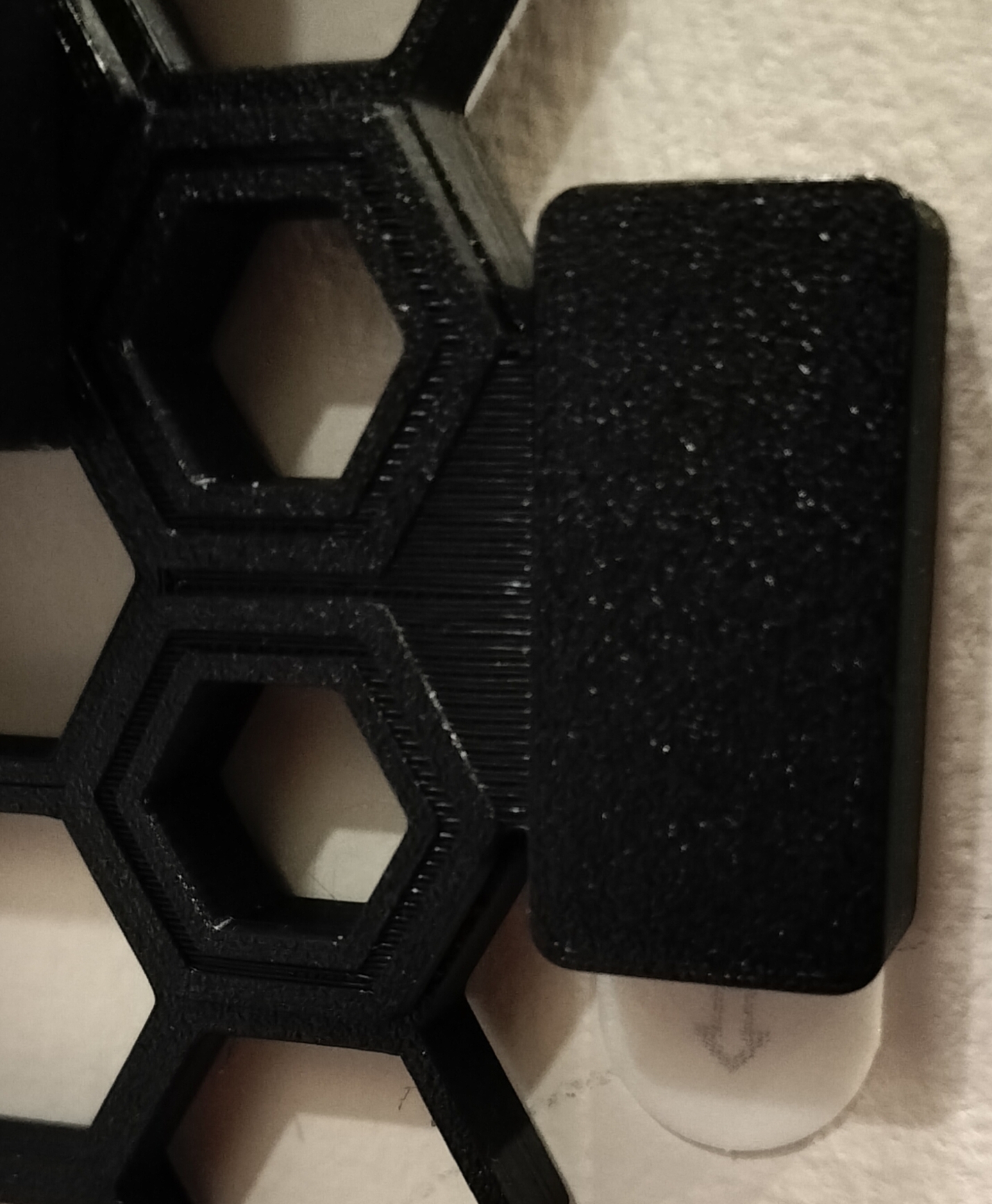 Honeycomb Storage Wall Vertical Command Strip Hangers
