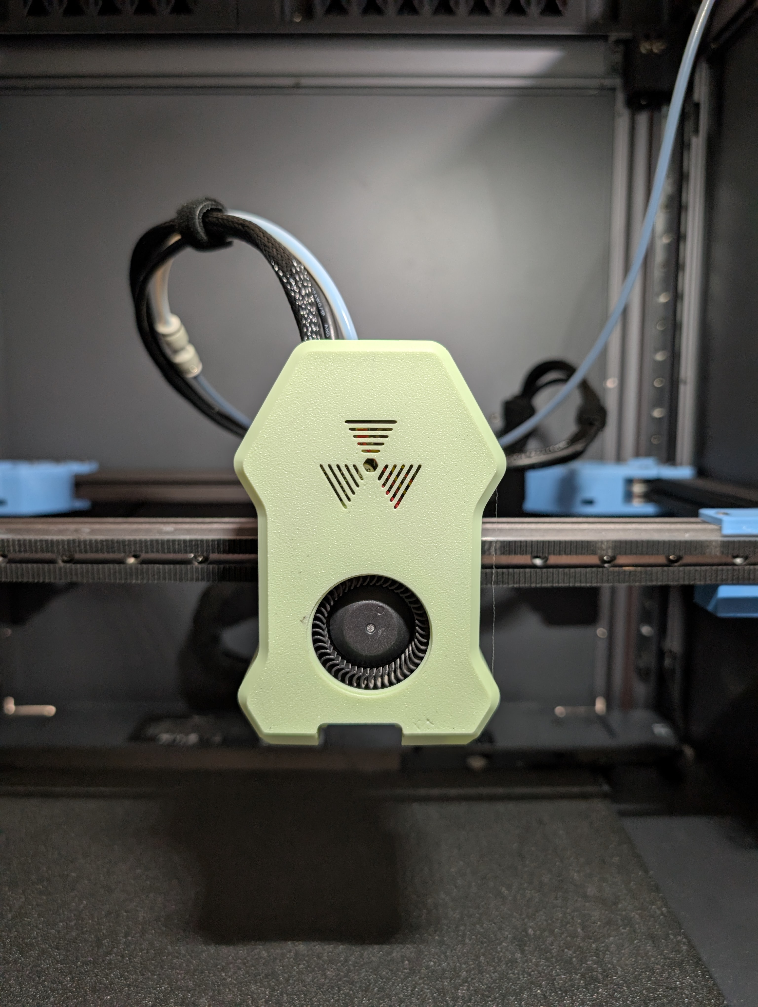 Atomic Fan-less cover for SV08 with clips & wide nozzle visibility [Eddy compatible]