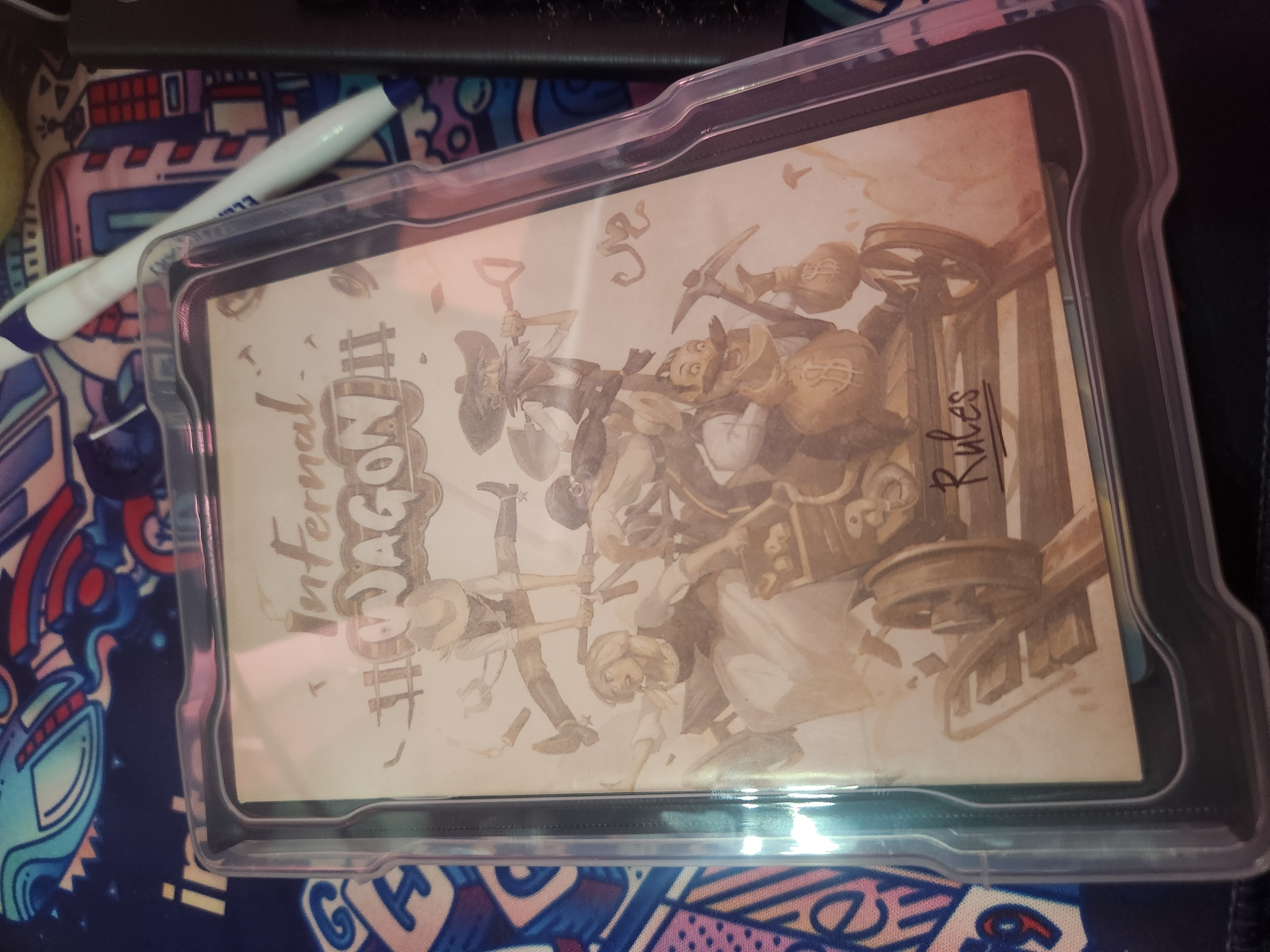 Infernal Wagon Photo Caddy Game Insert