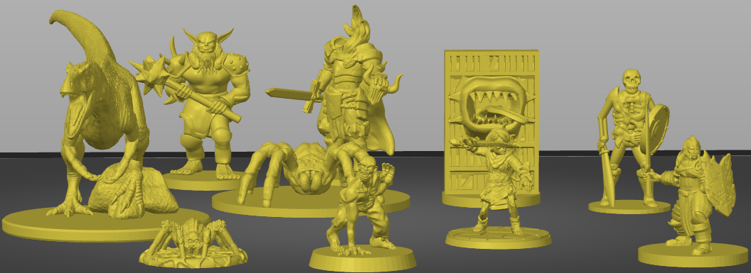 Random monster minis for D&D