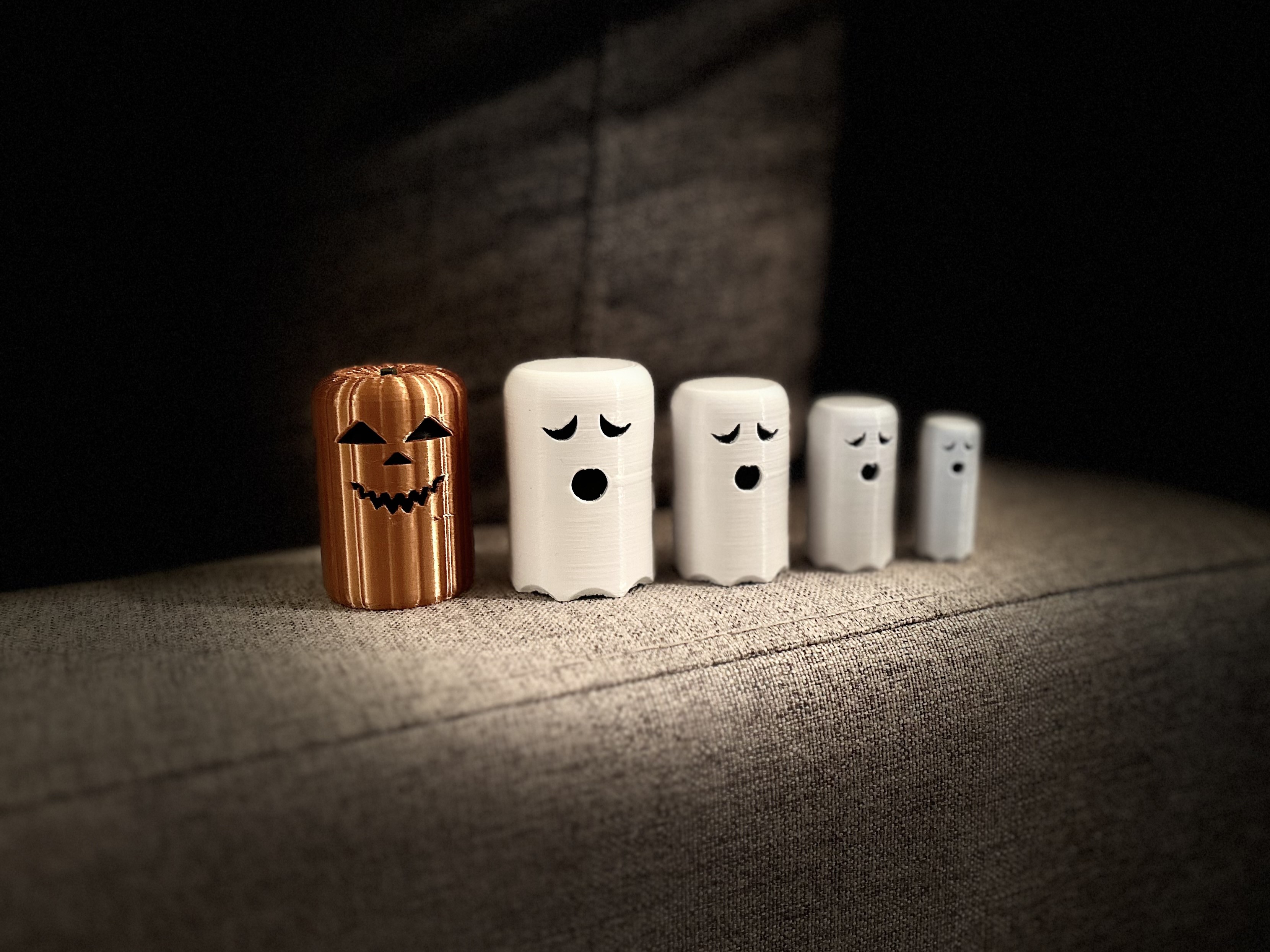 Stackable Pumpkins and Ghosts