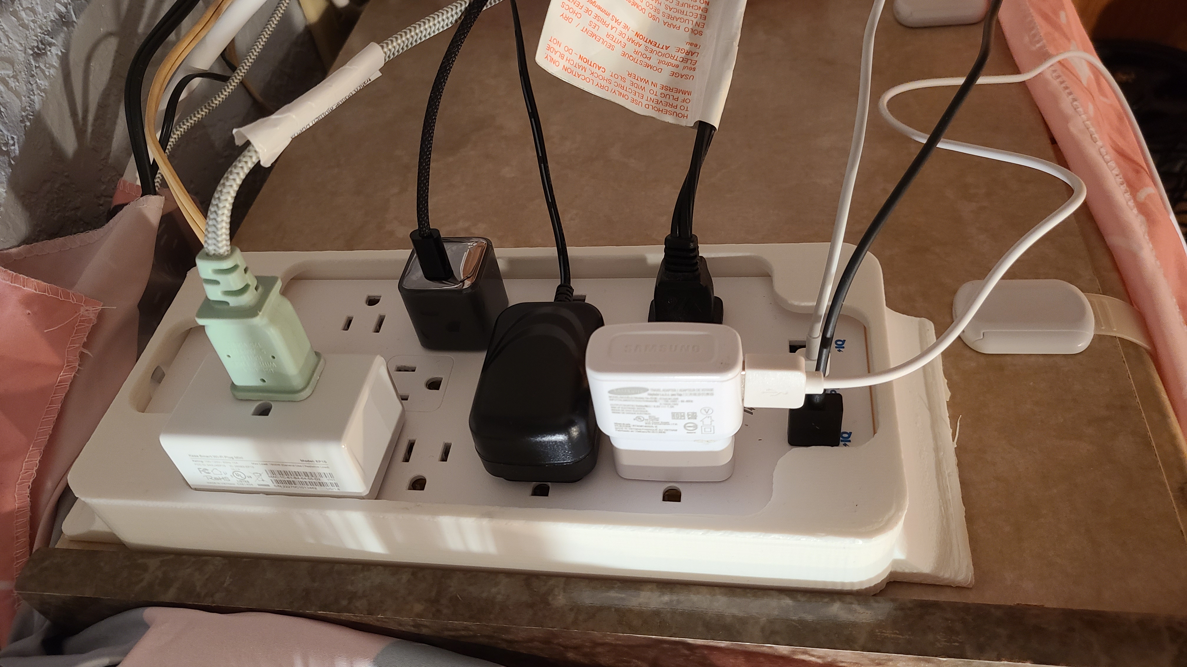 Anker Surge Protector Command Strip Mount (Renter Friendly)