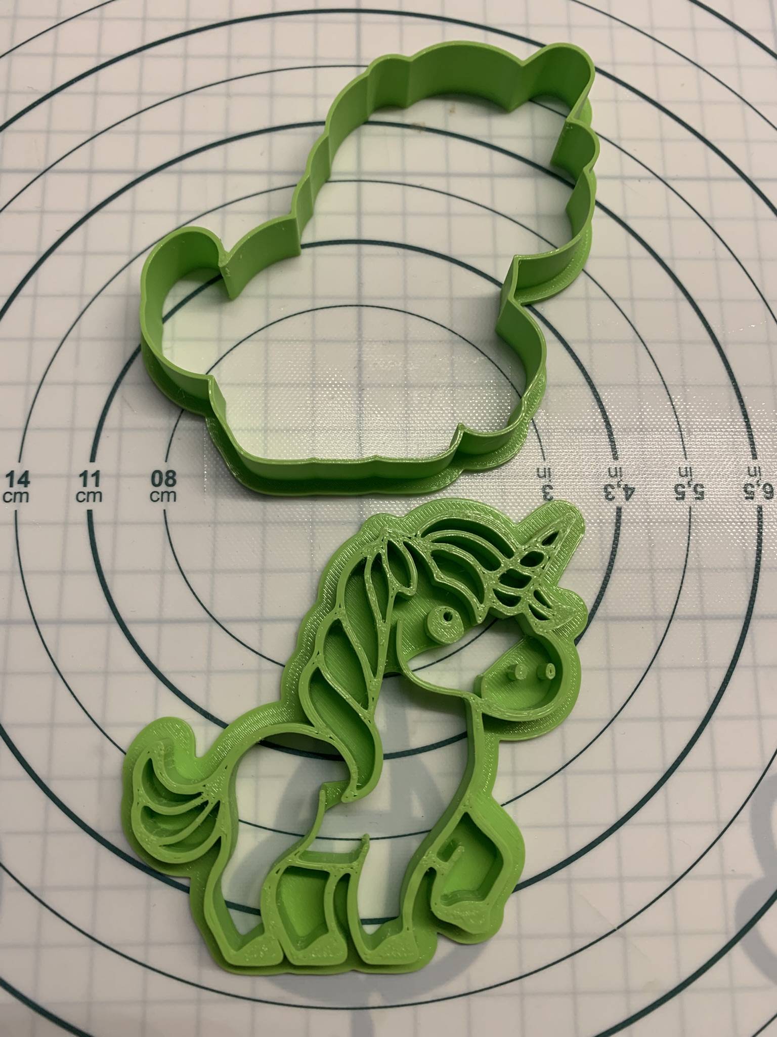 Miniatura 5 do modelo 3D Unicorn cookie cutter