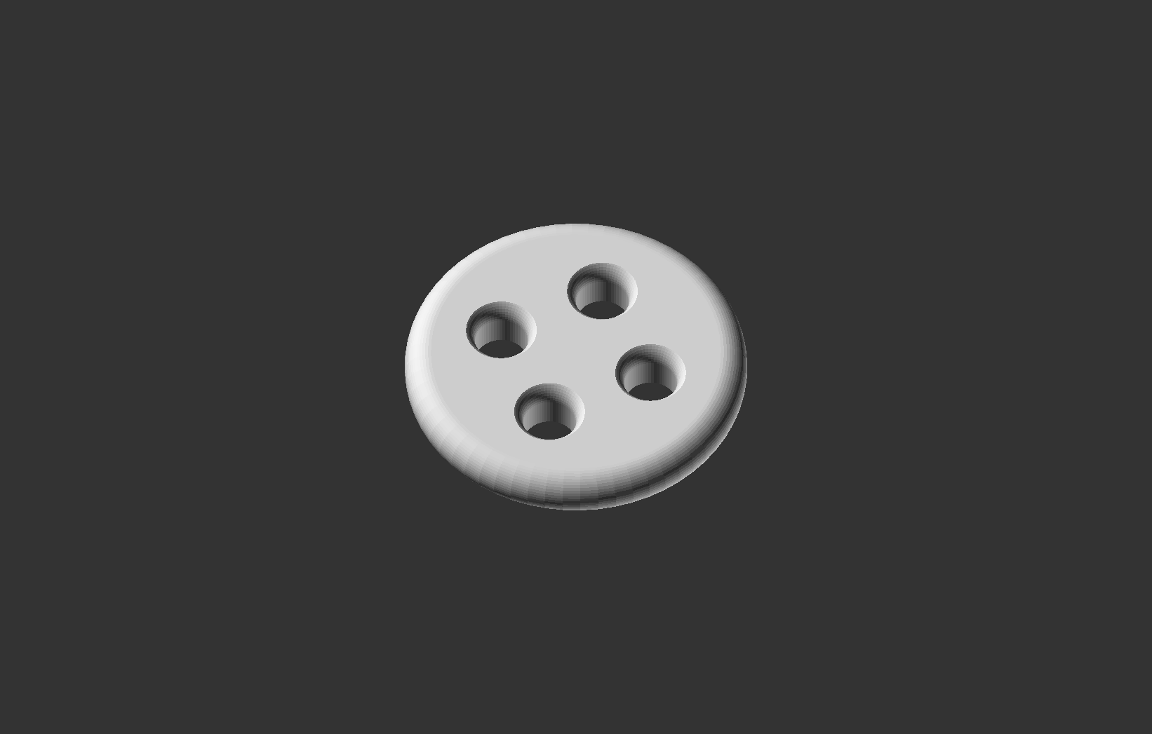Miniatura 2 do modelo 3D OpenSCAD button factory (parametric generator)