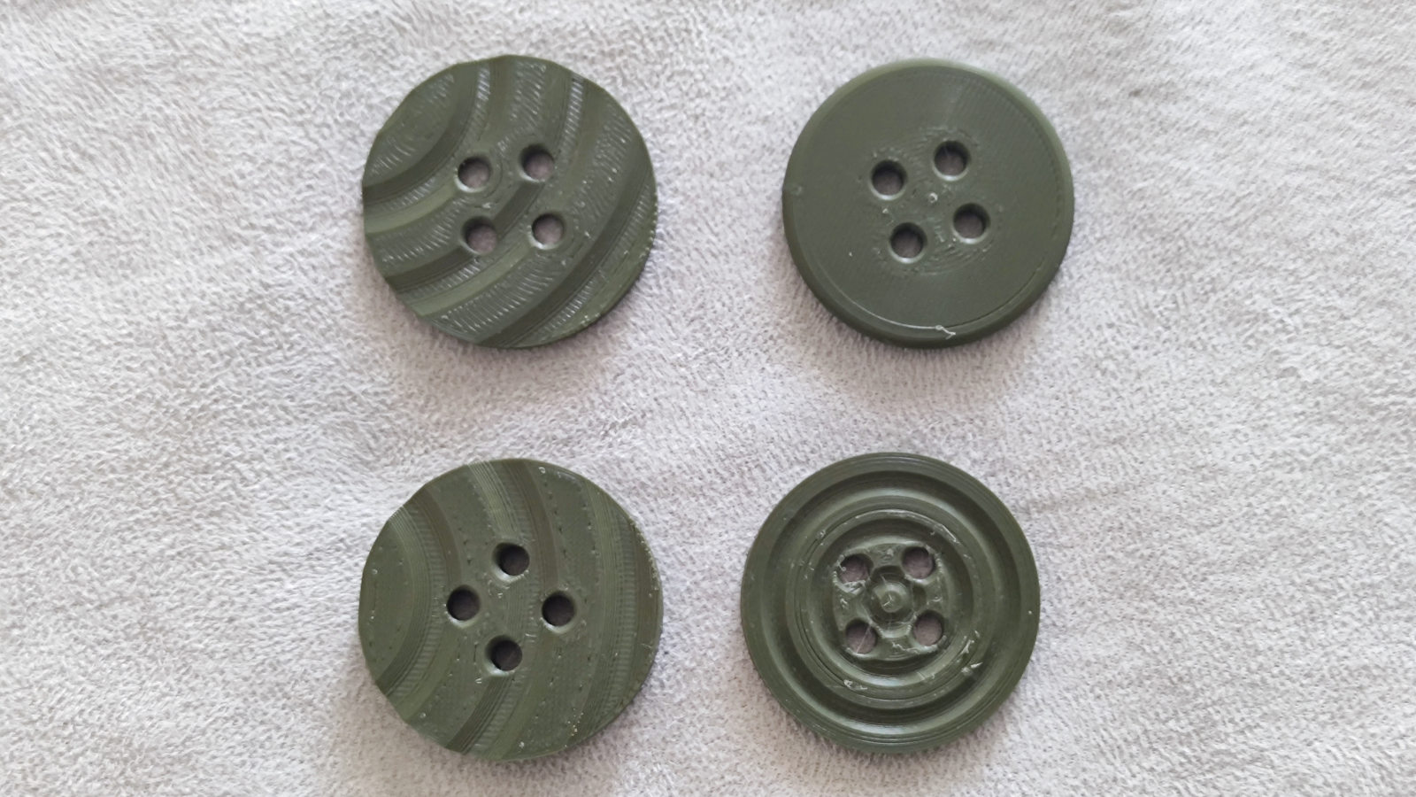 OpenSCAD button factory (parametric generator)