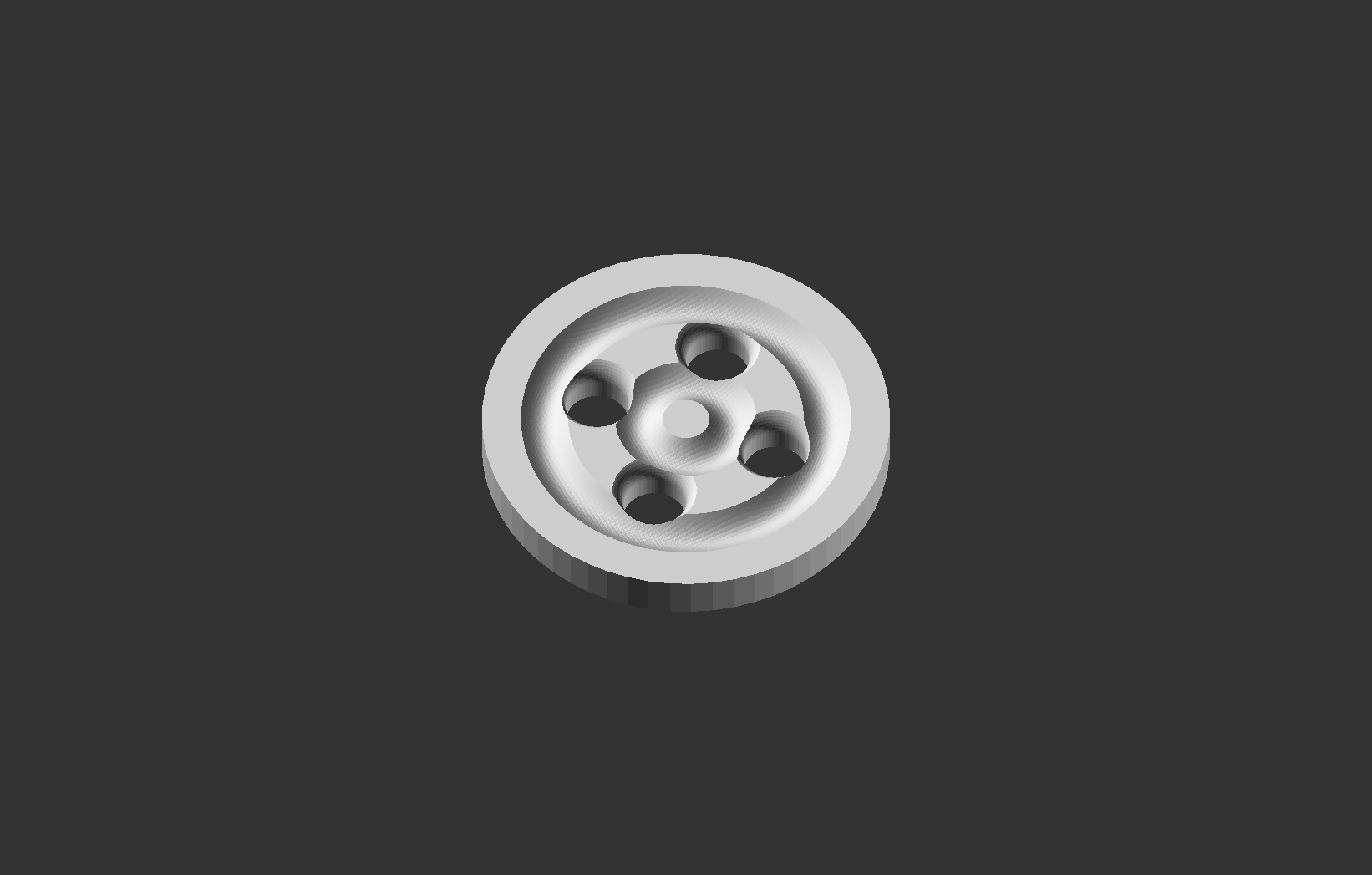 Miniatura 4 do modelo 3D OpenSCAD button factory (parametric generator)