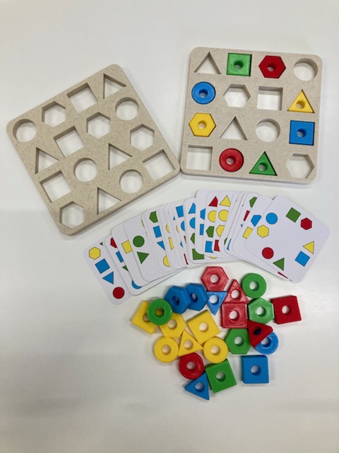Montessori shape and color puzzle