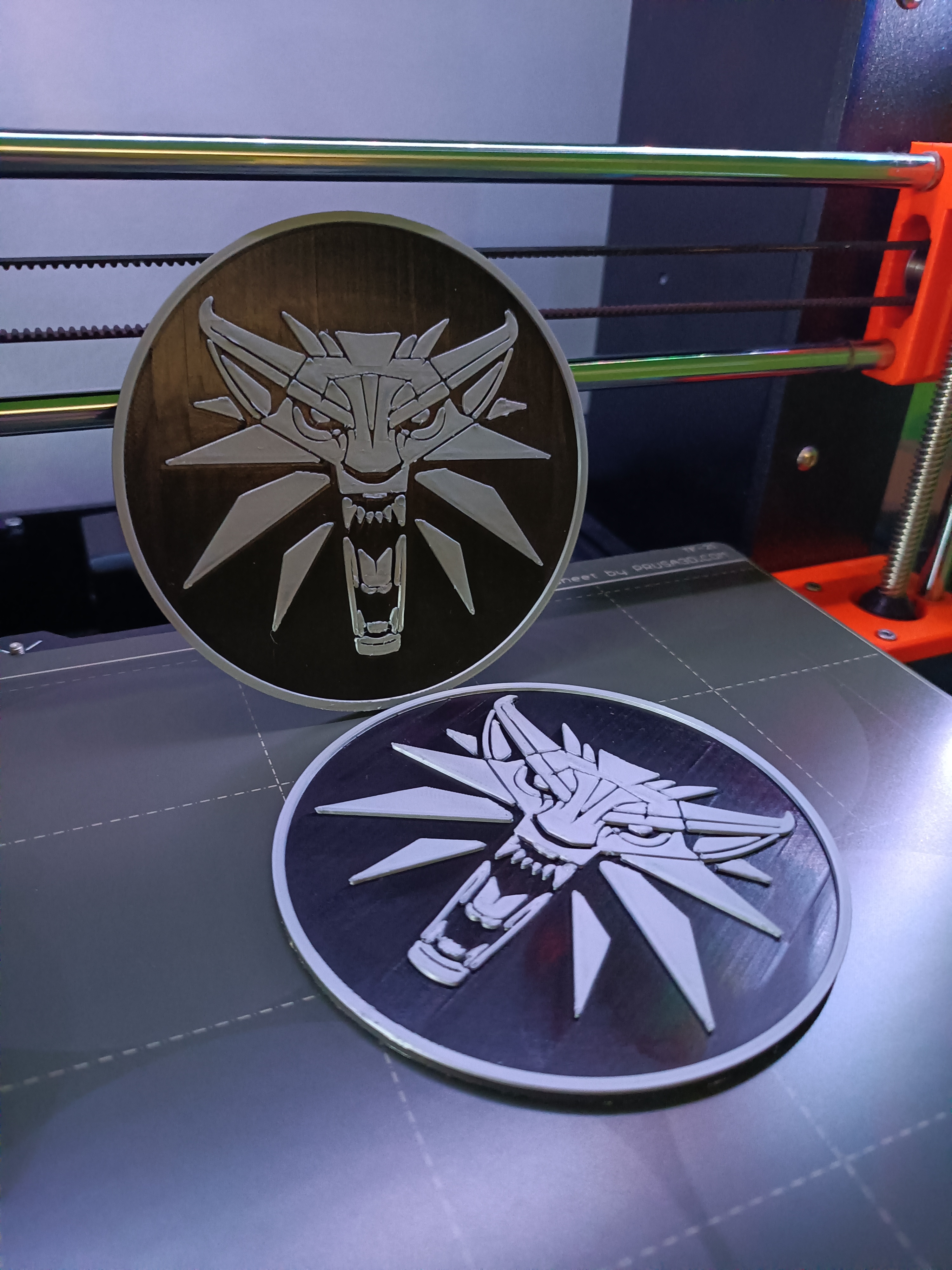 Witcher coasters / Zaklínačské podtácky