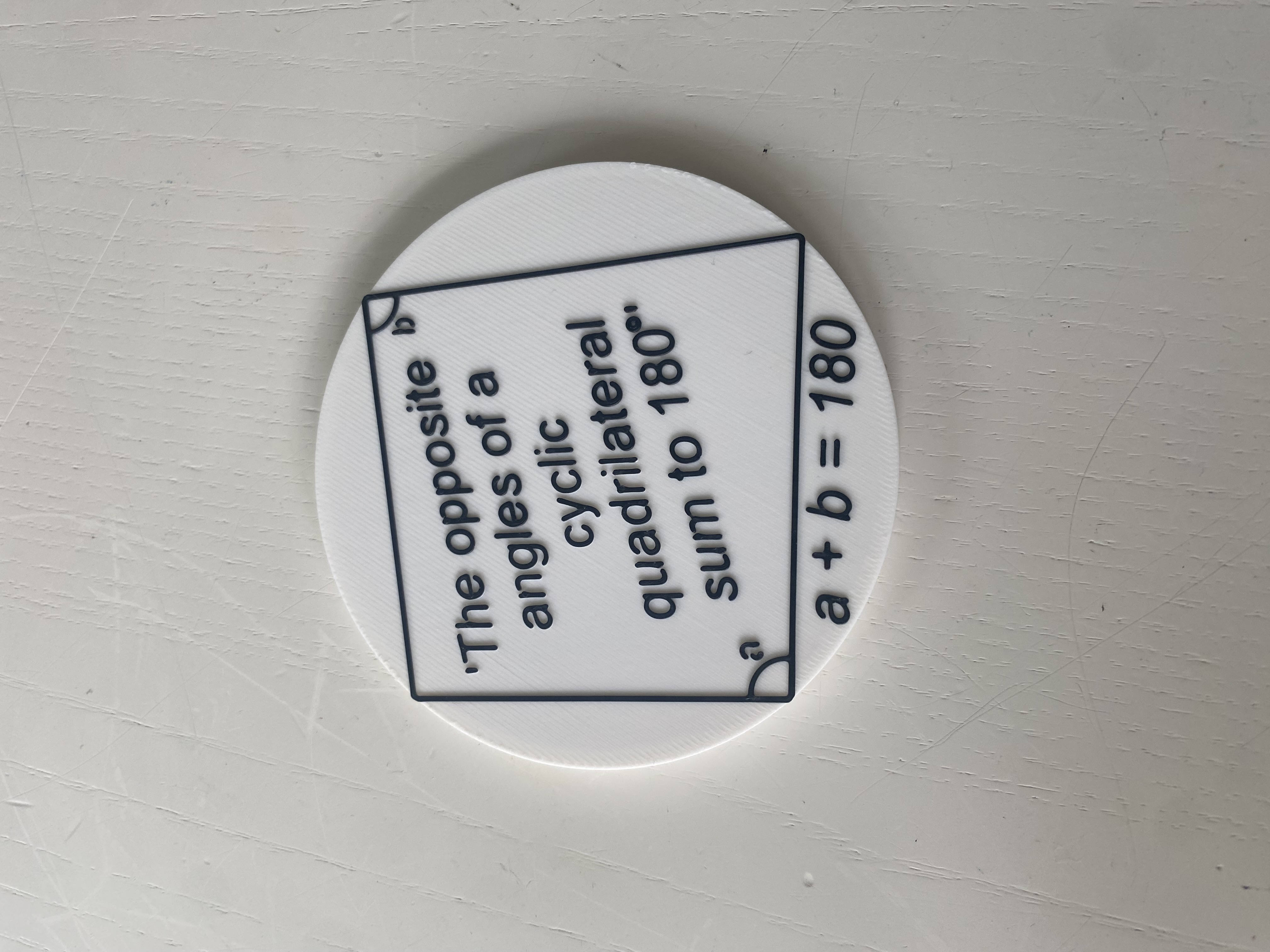 Miniatura 8 do modelo 3D Circle Theorem Coasters