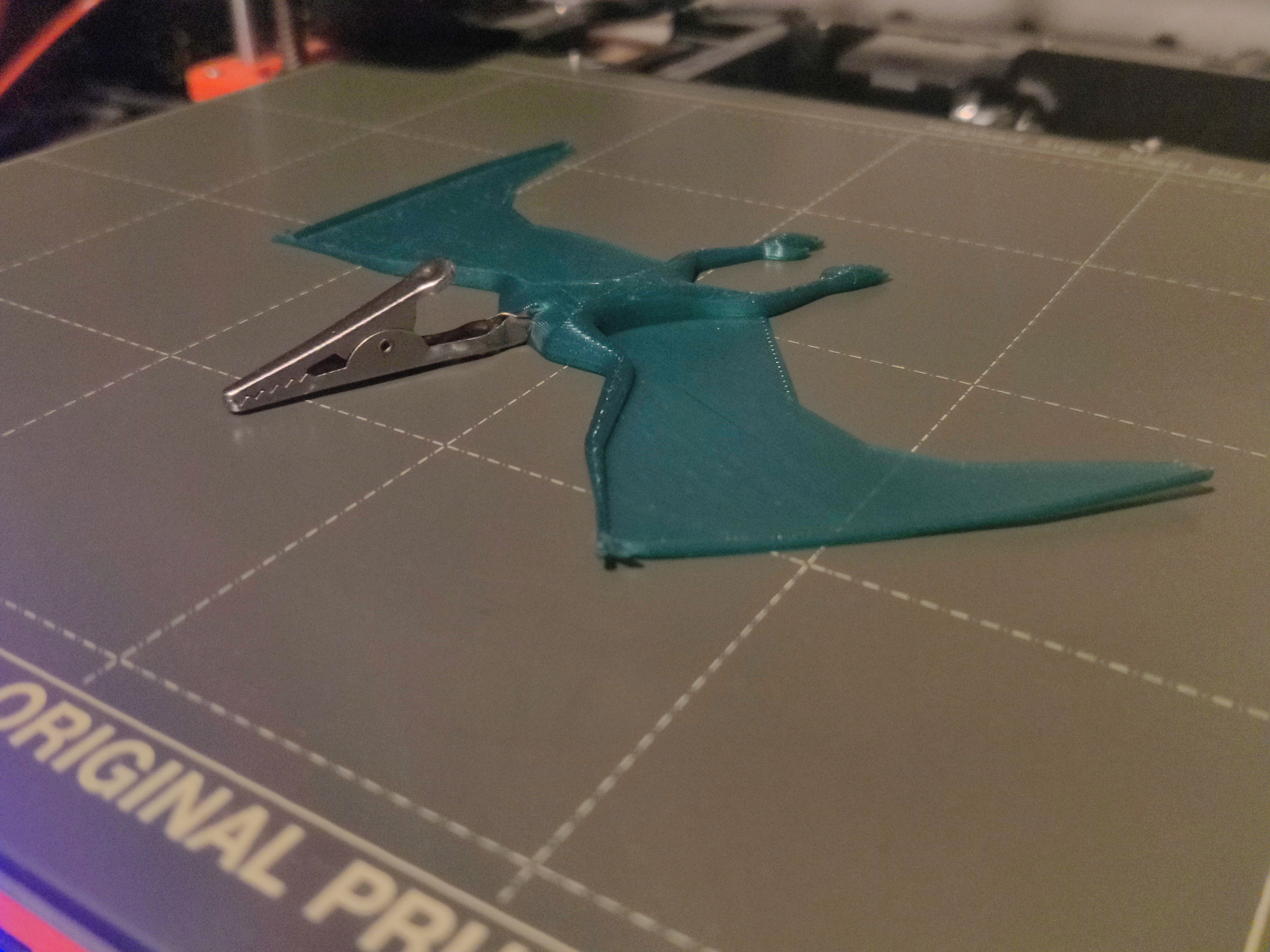 Flying Alligator Clip (Pterosaur)