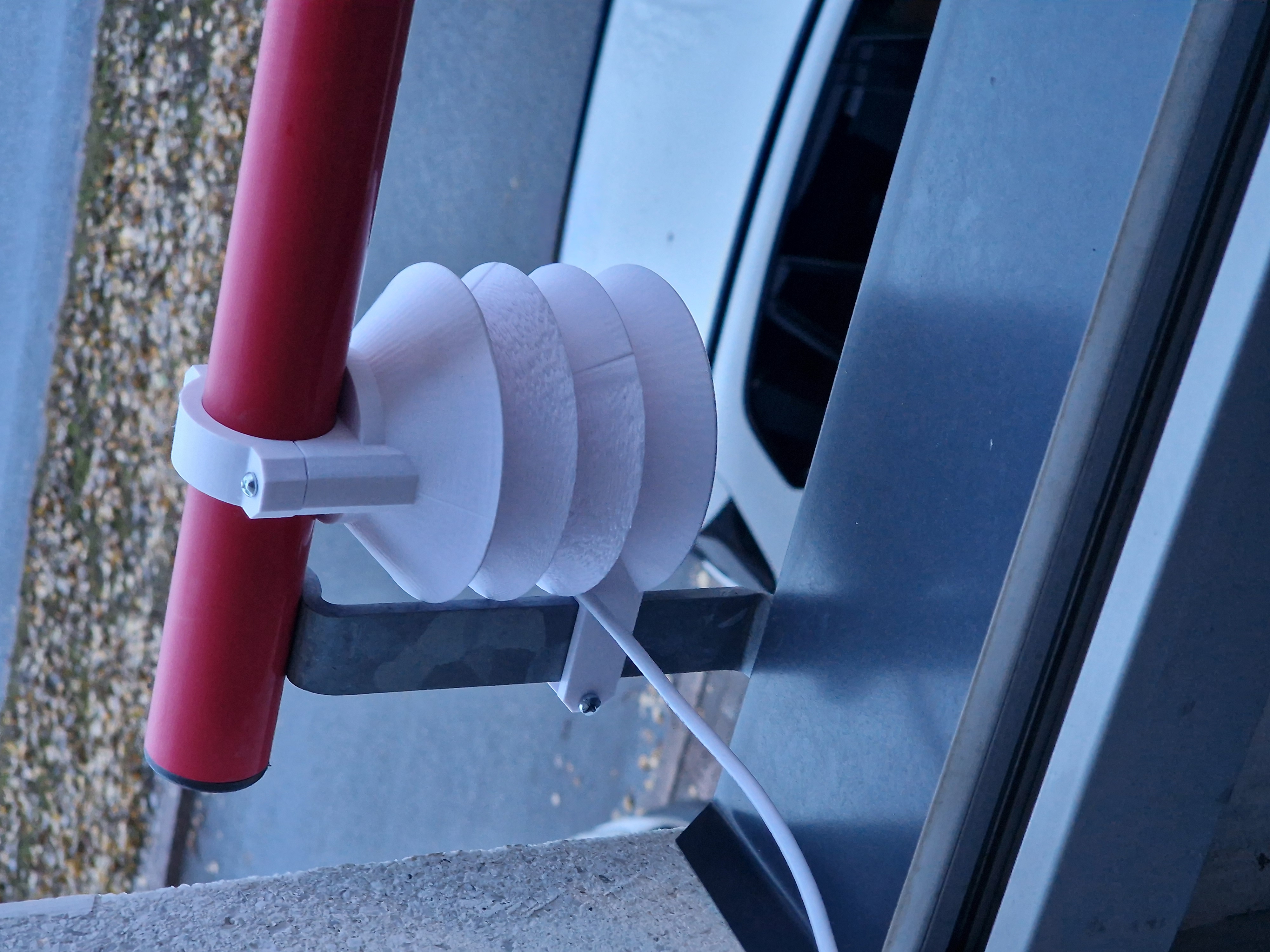Weather station housing