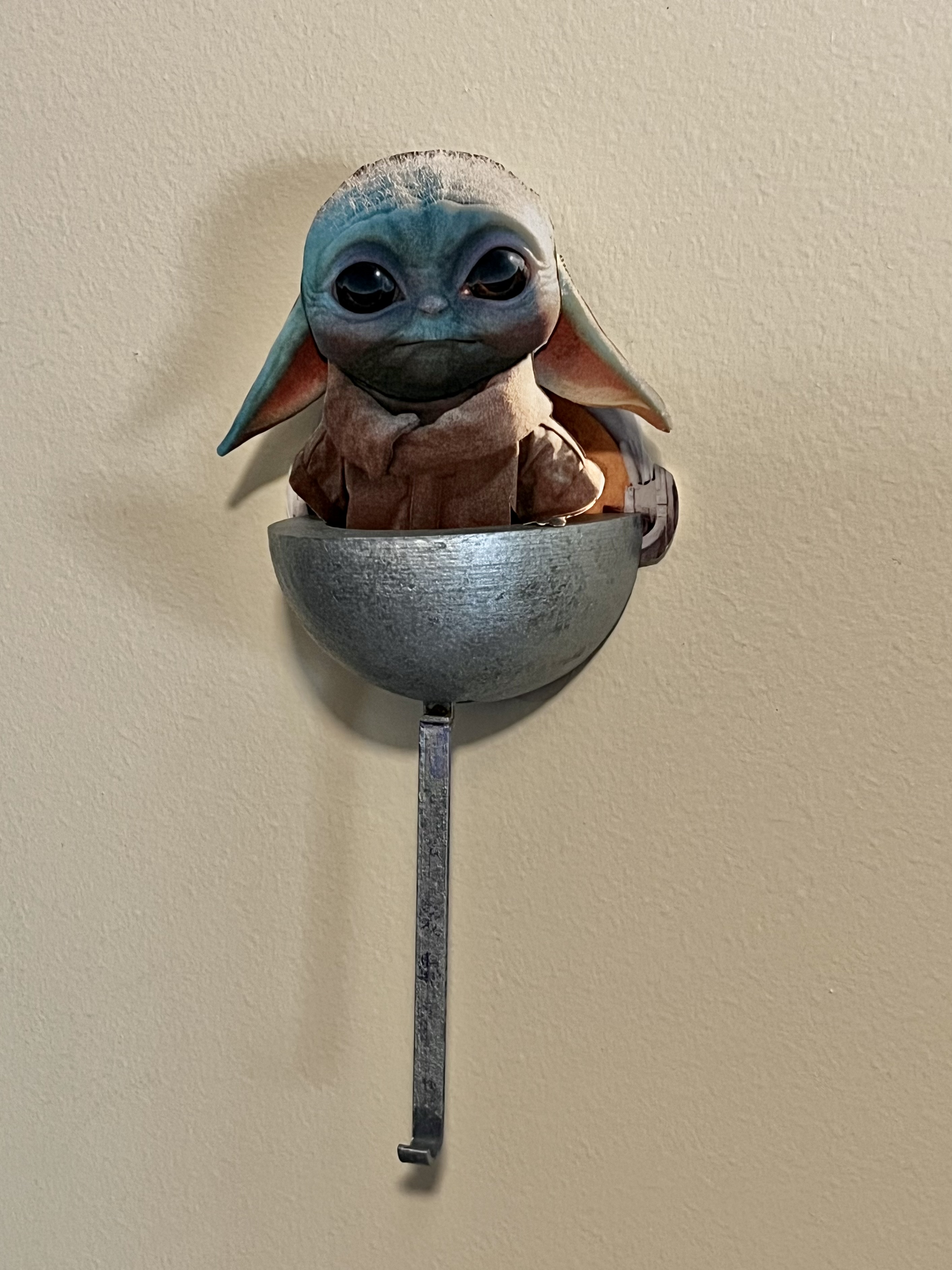 Baby Yoda Keychain Holder