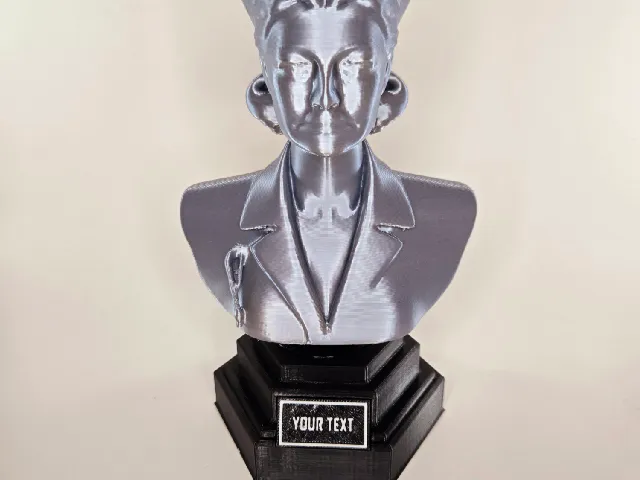 Nurse Bust With Custom Text
