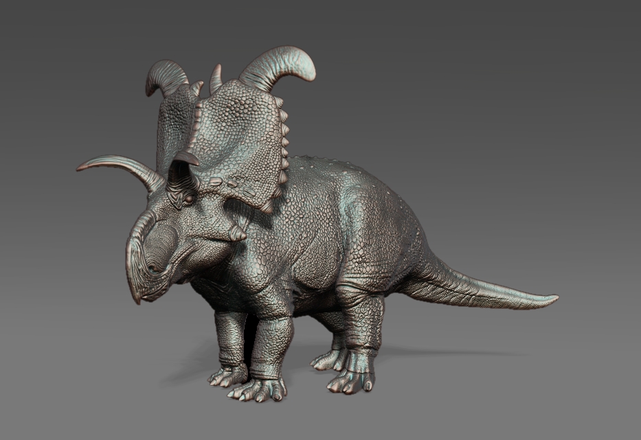Lokiceratops figurine