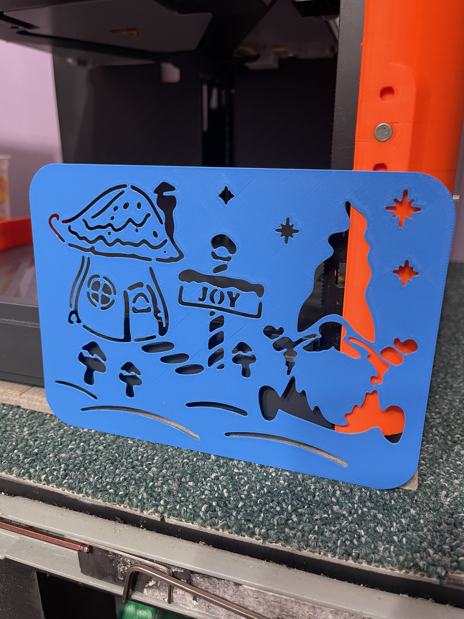 Elf #2 - Template Stencil for drawing and painting