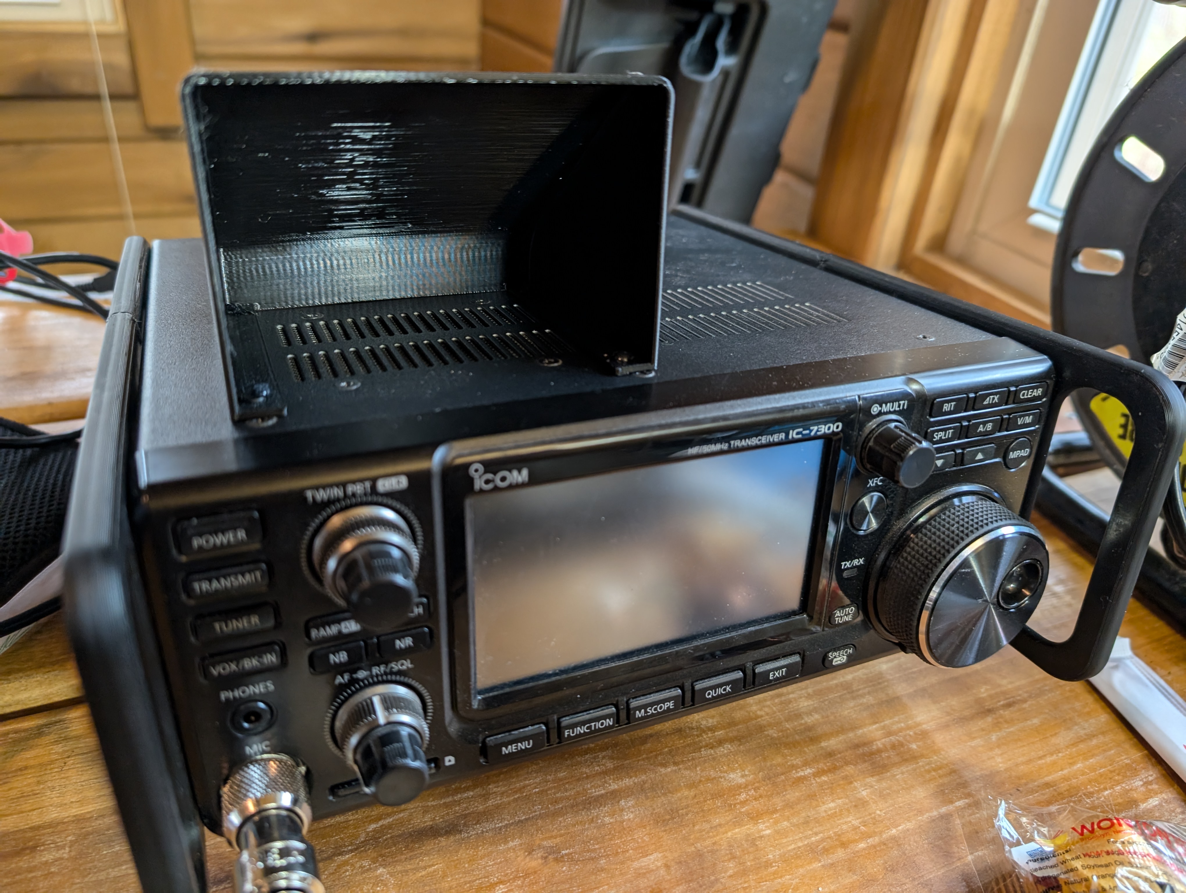 IC-7300 Speaker Baffle with Magnets