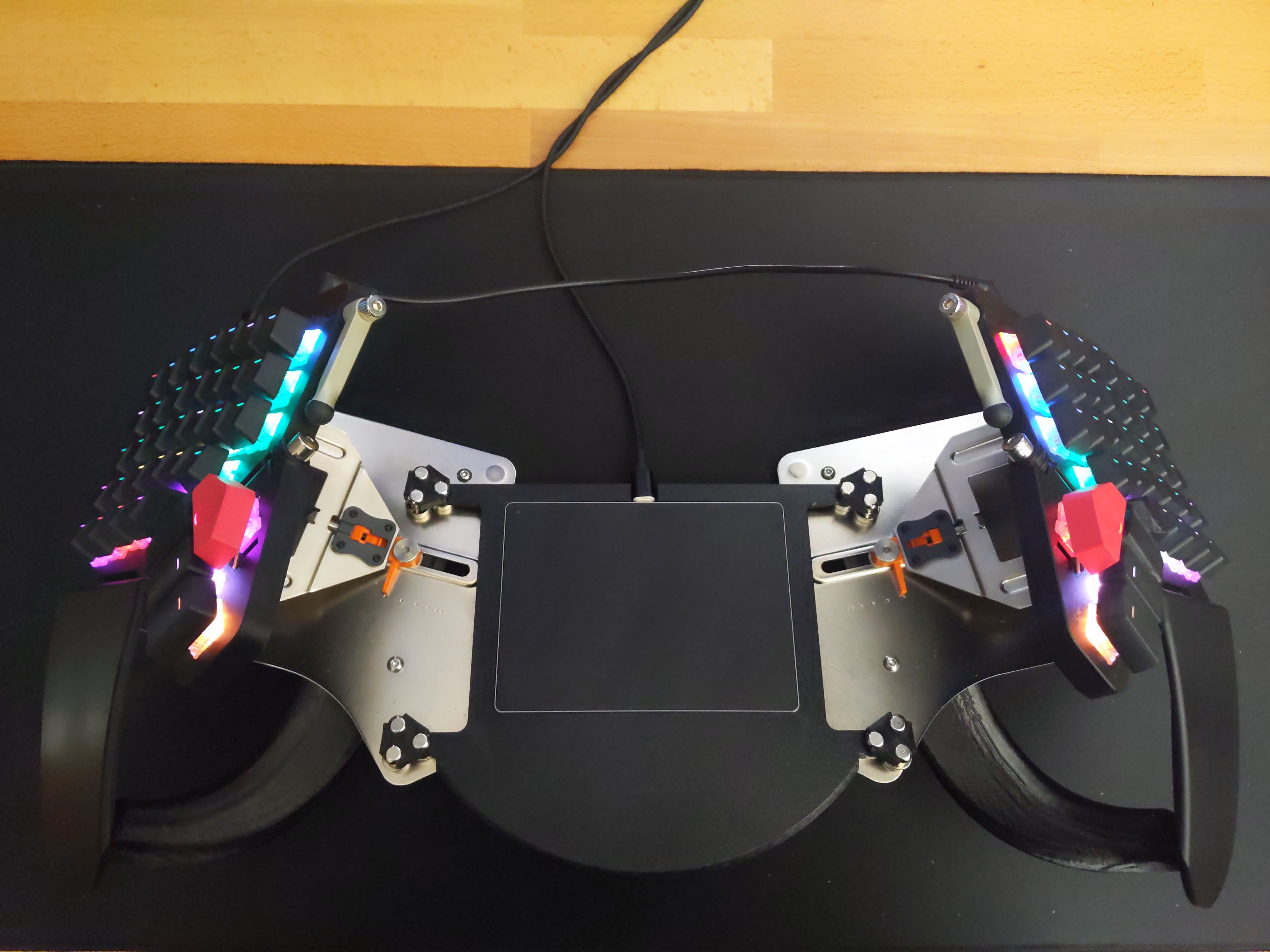 ZSA Moonlander Tilt Base with Magnetic Couplers Mk4