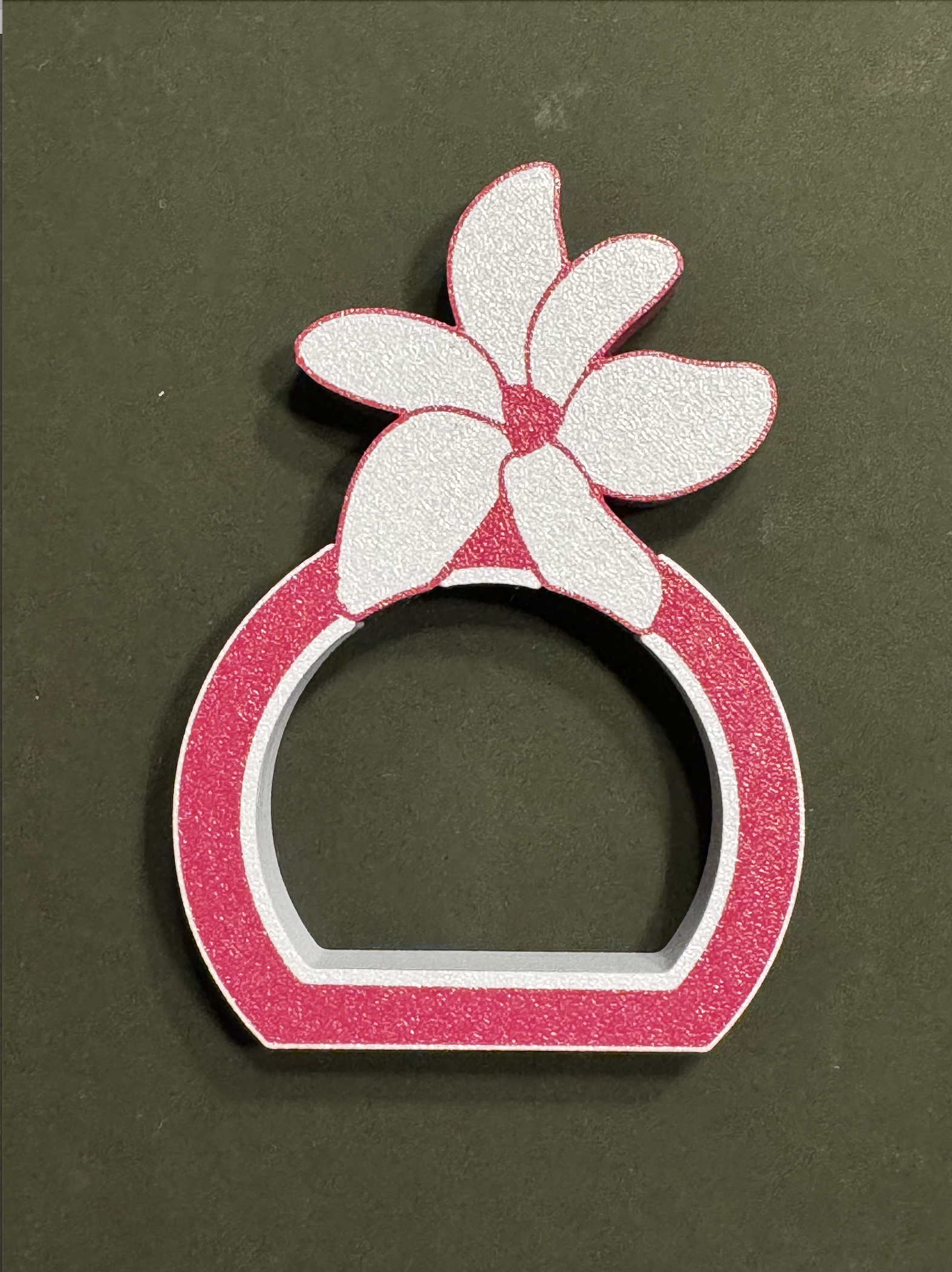 rond de serviette jacinthe