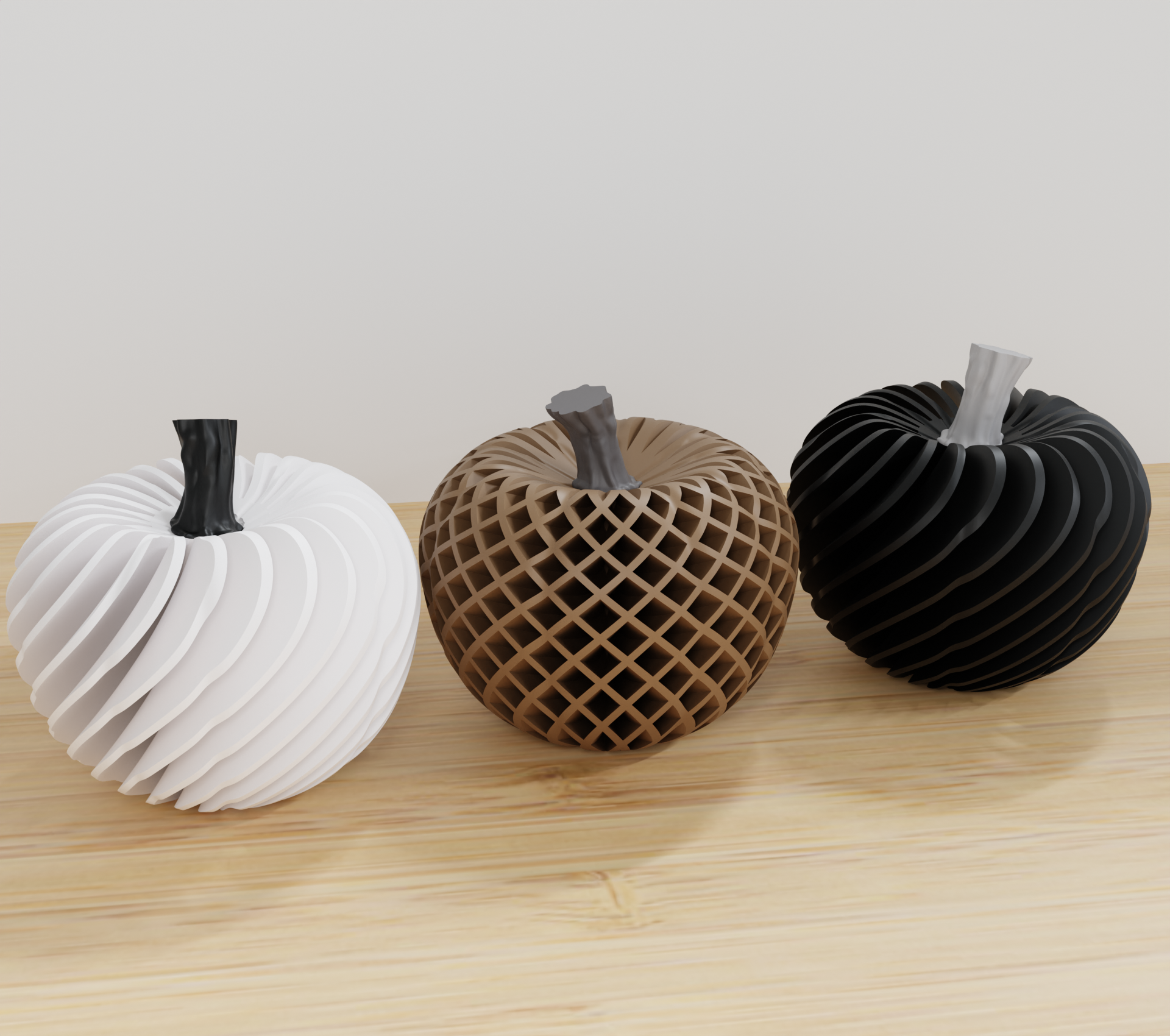 Spiral Pumpkin - Halloween Decoration