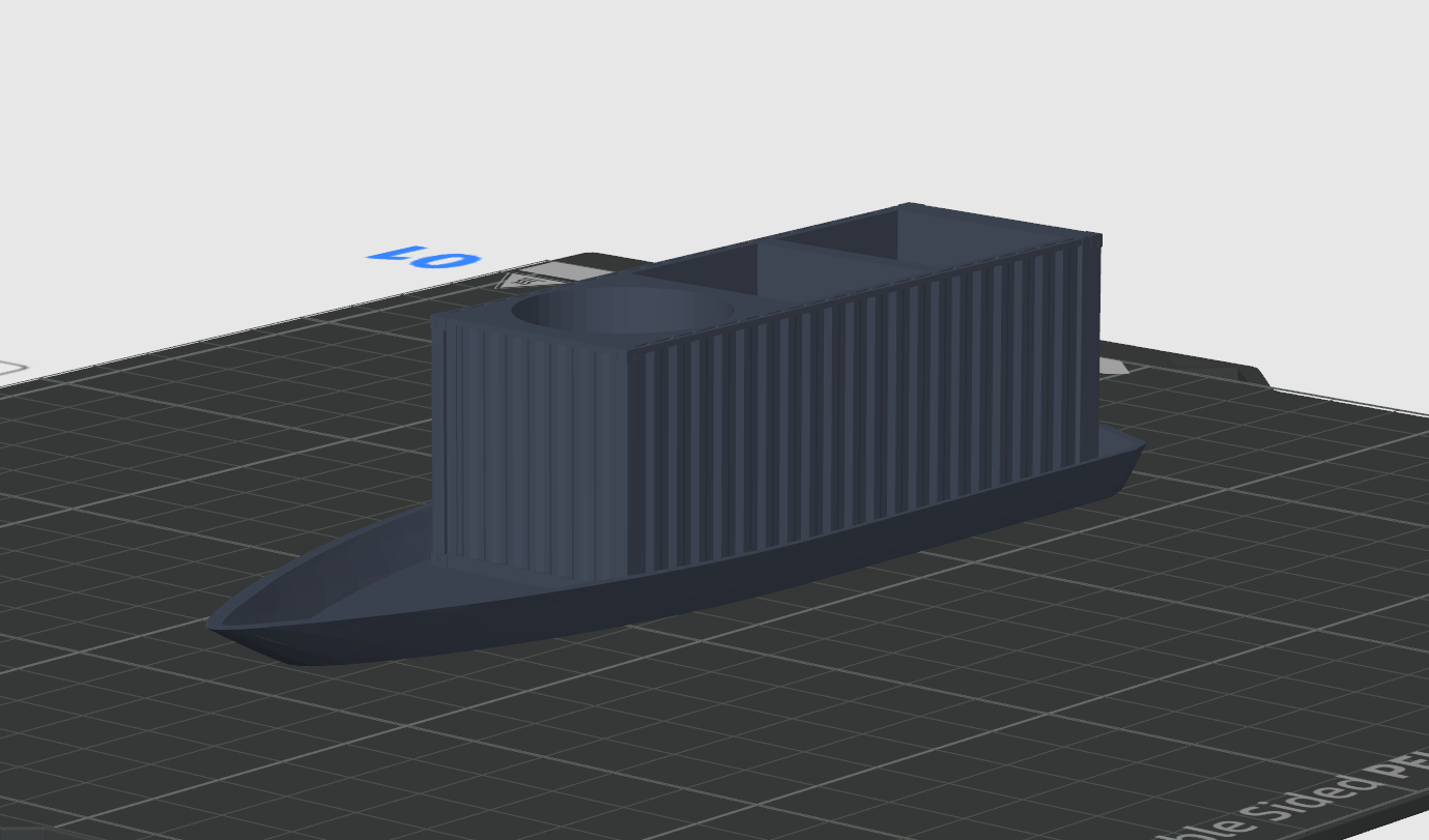 container pencil holder top deck