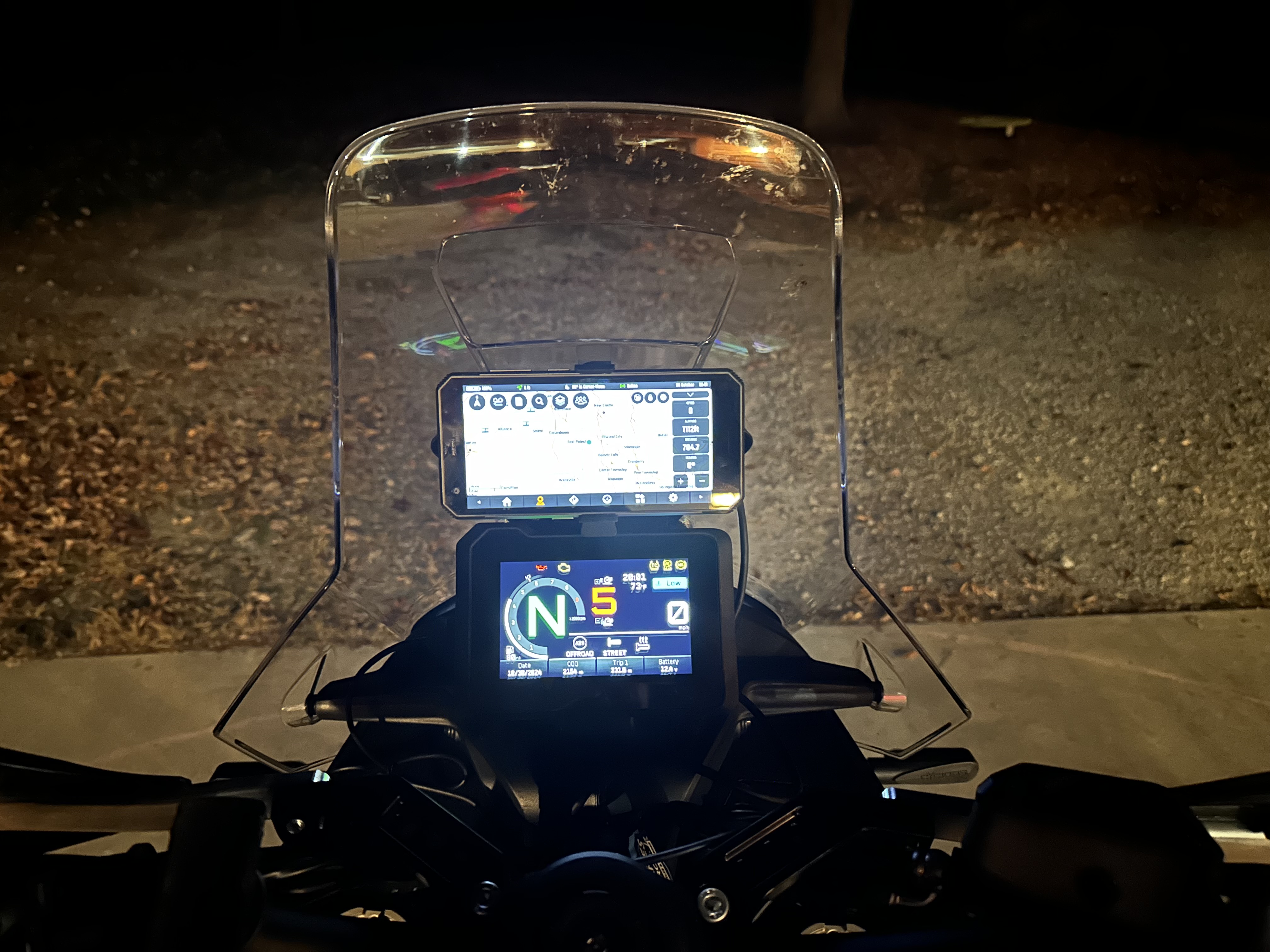 KTM 890 Adventure GPS Mount 5mm offset for T665