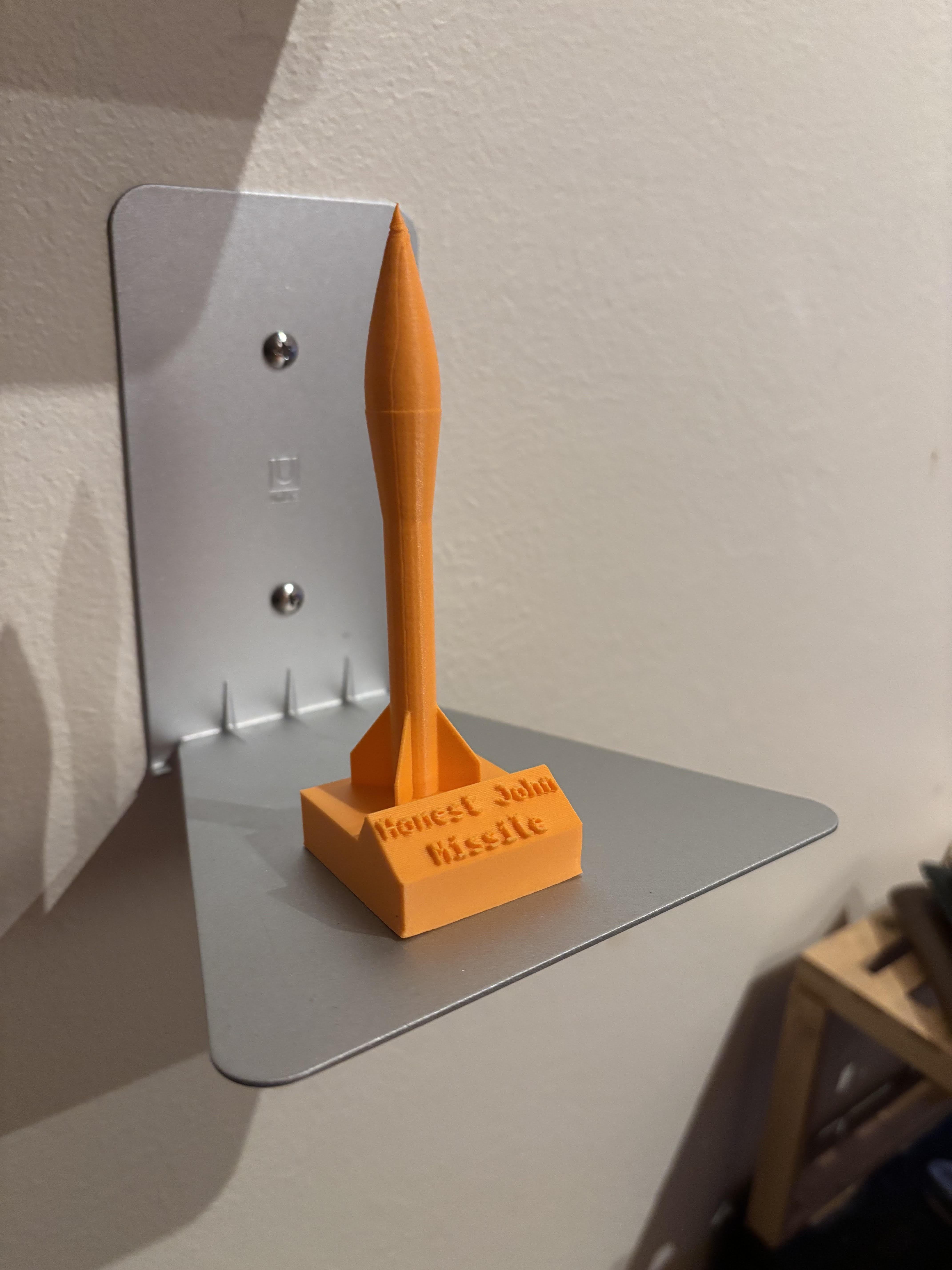 Mini Honest John Missile + Stand