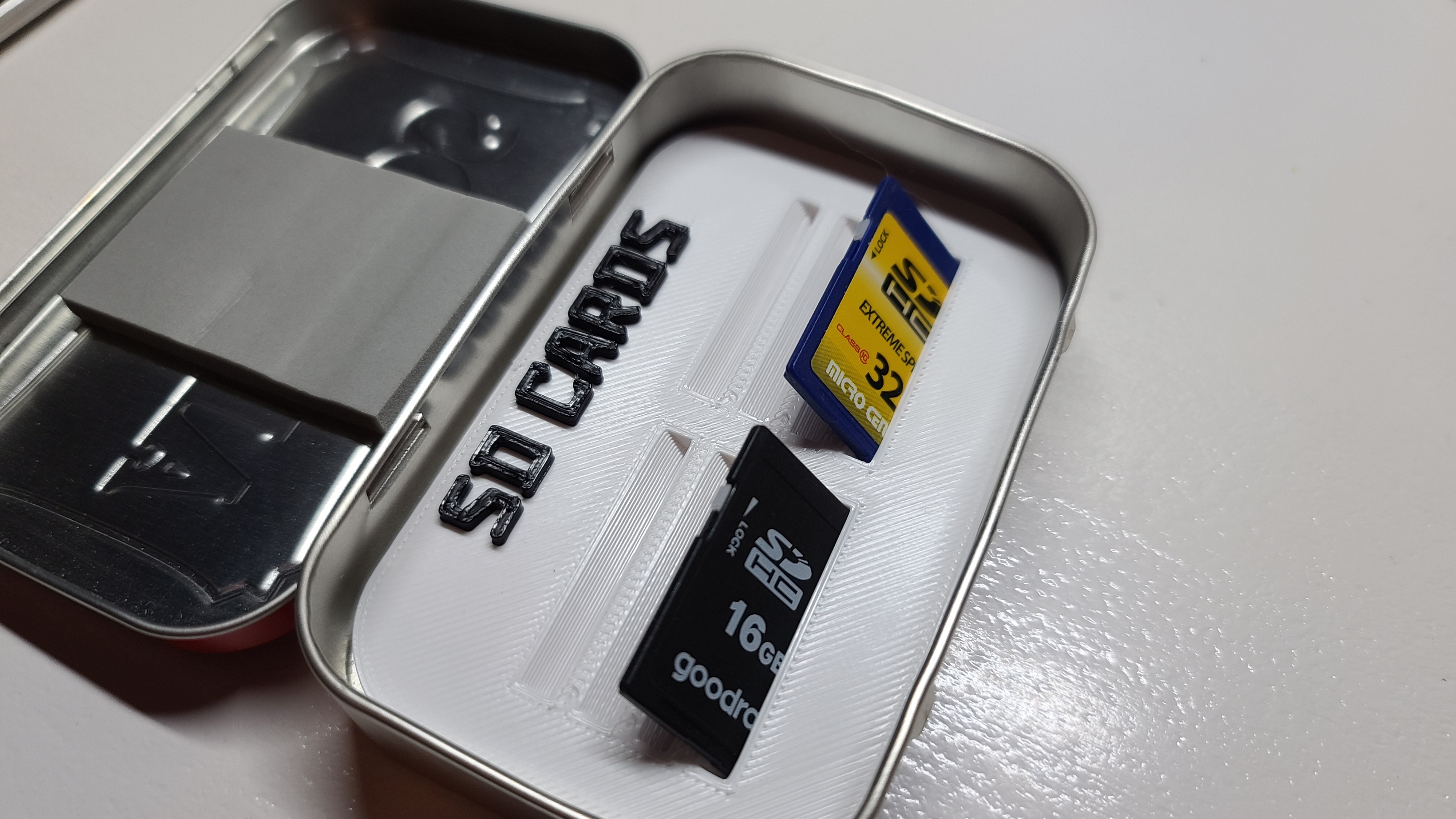 Altoid Tin SD Card Organizer