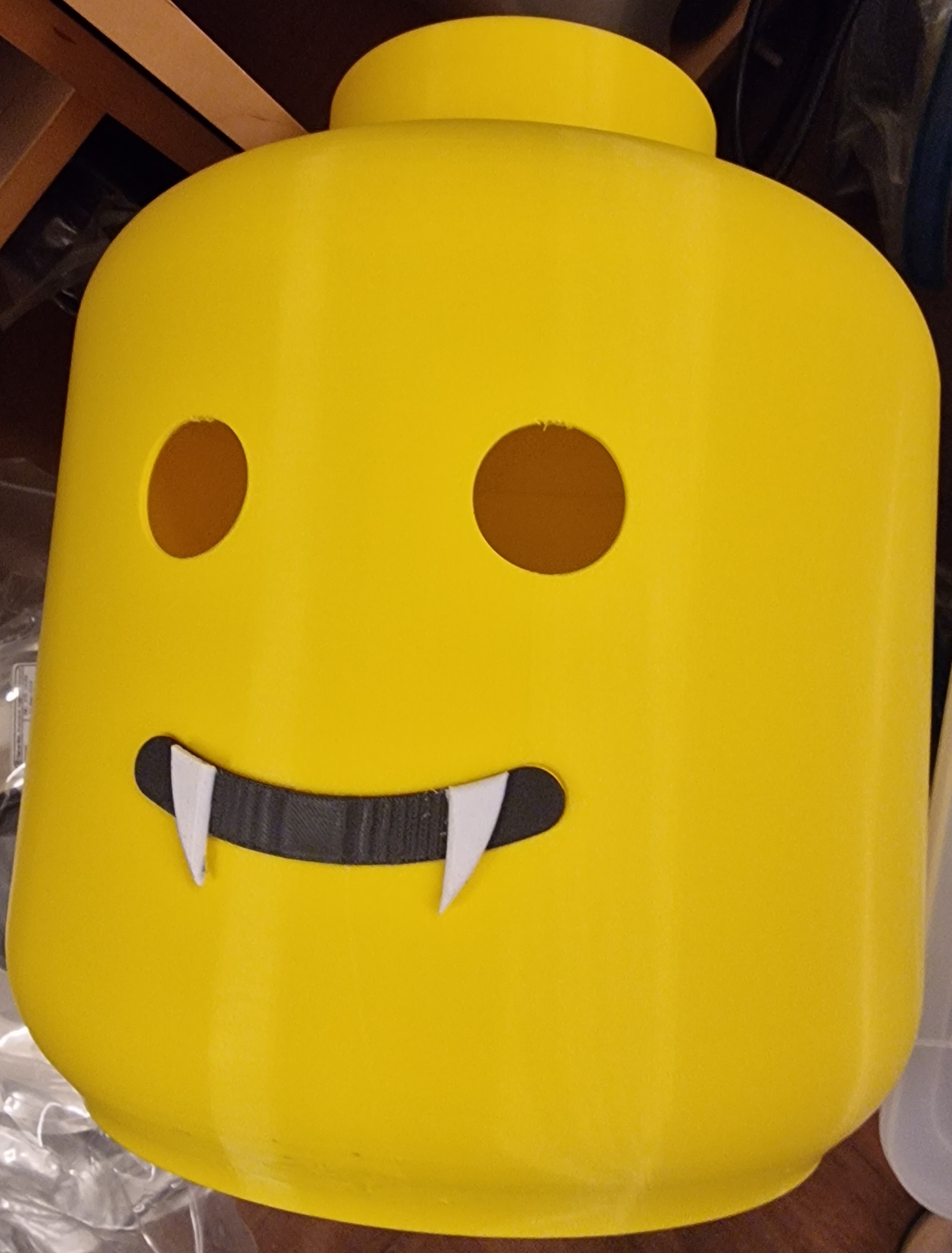 Mouth with Vampire Teeth for Lego Costume