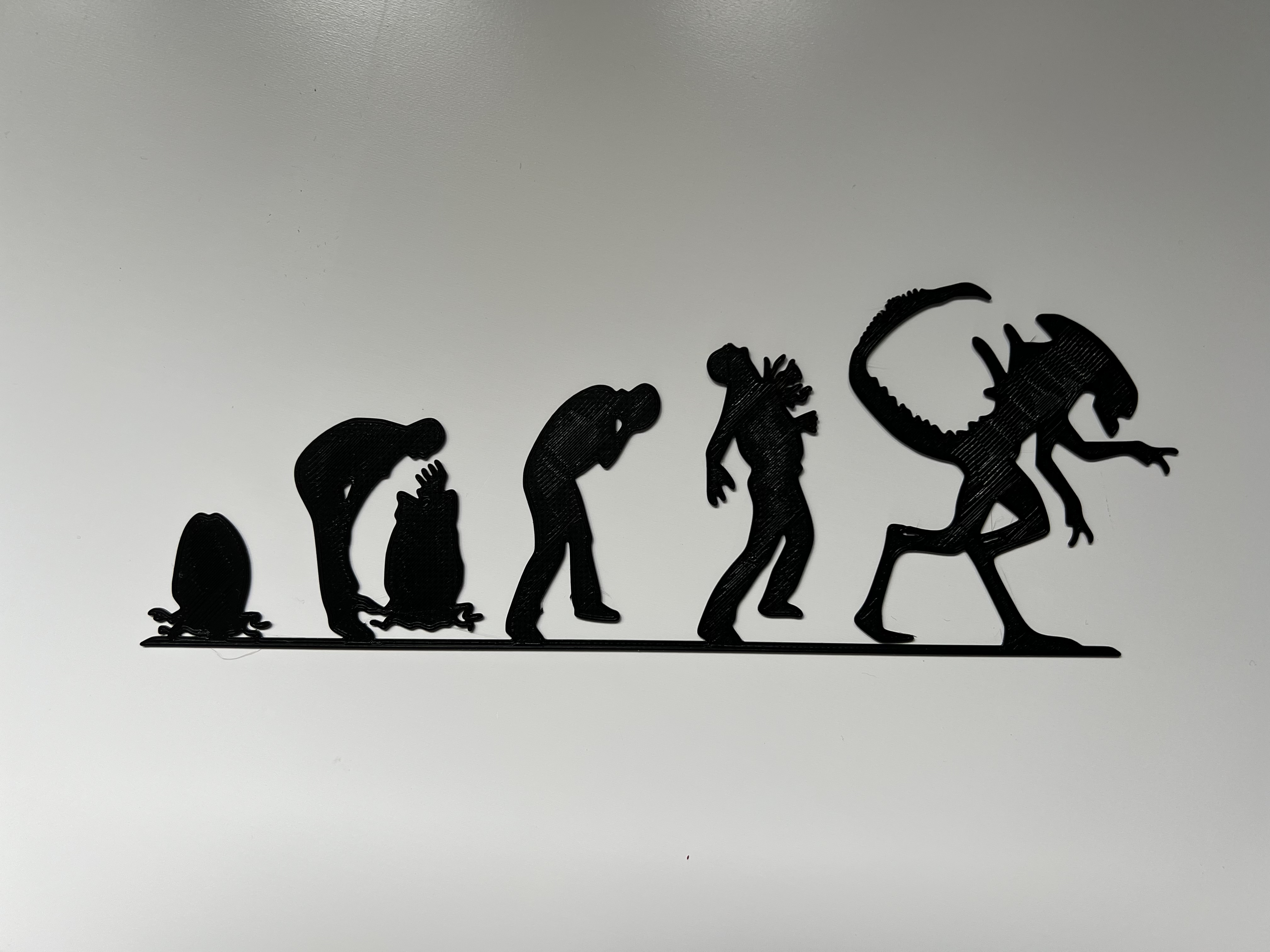 Alien Evolution Wall Art #1