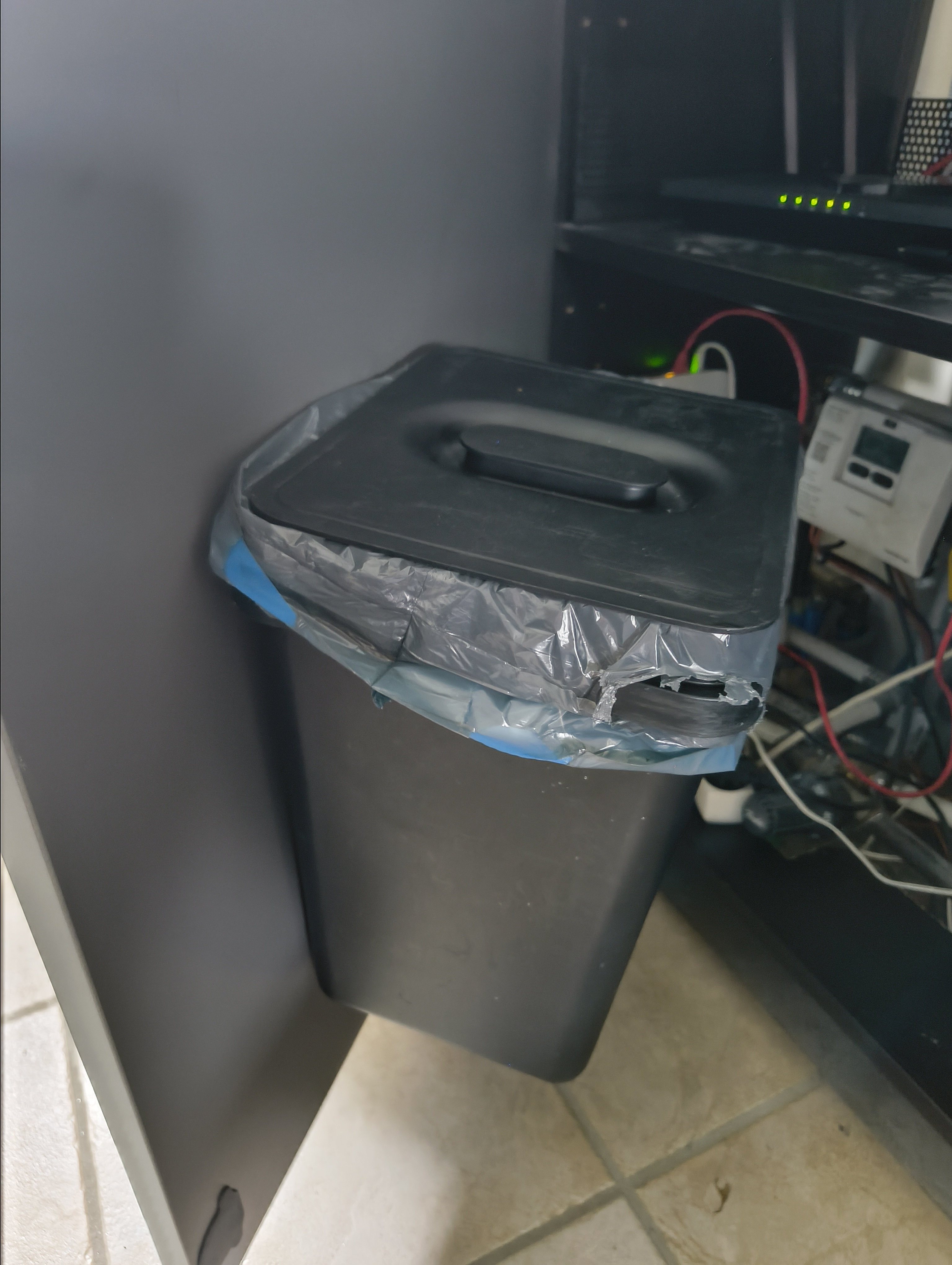 Ikea variera trashcan wall mount
