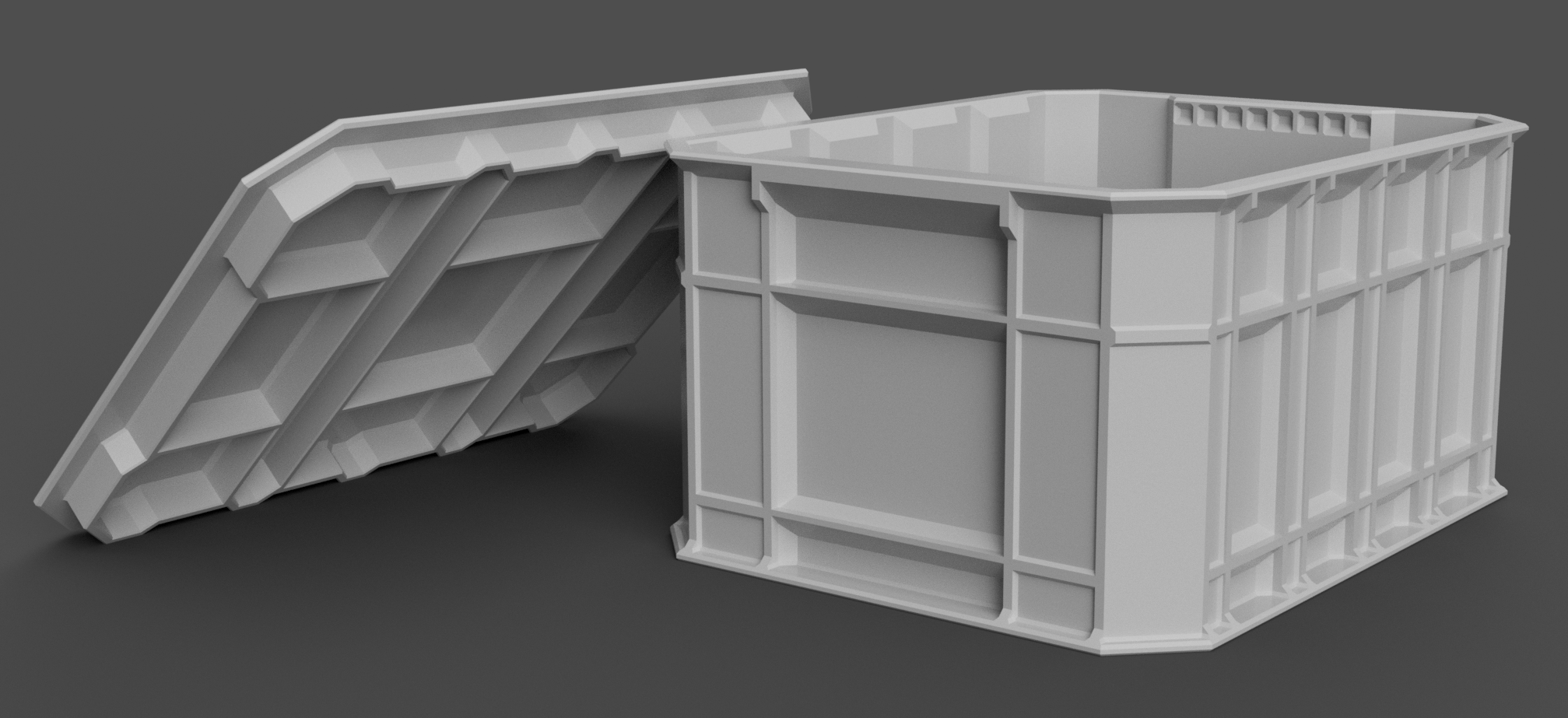 Printable Storage Crate & Lid