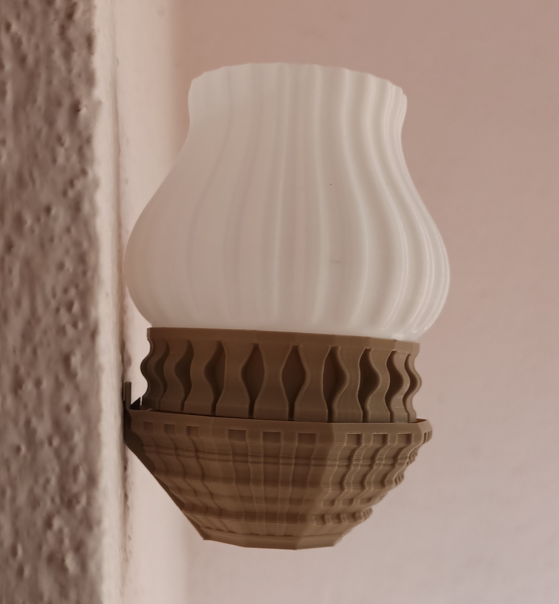 Wall Mount for Candle lamp with Candle Holder