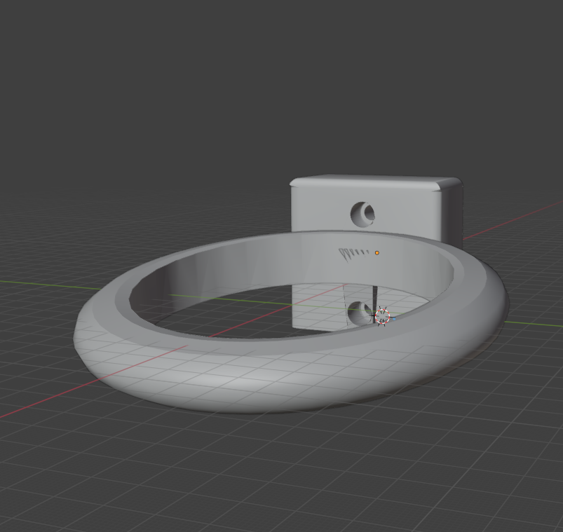 Miniatura 3 do modelo 3D Planter ring holder wall mount .