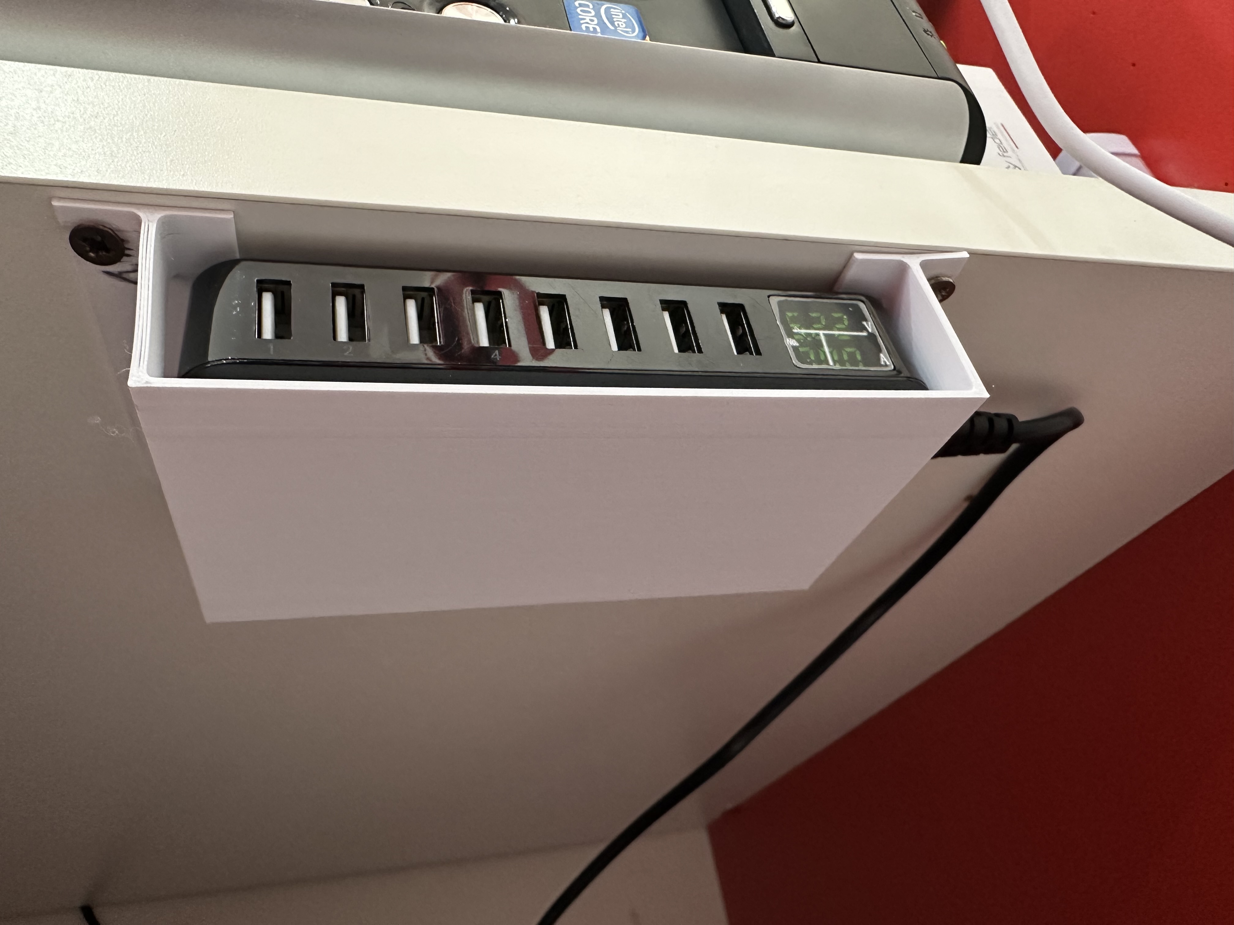 8 port underdesk usb charger